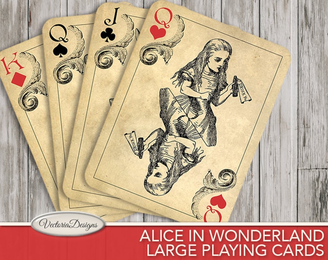 Printable Alice In Wonderland Cards