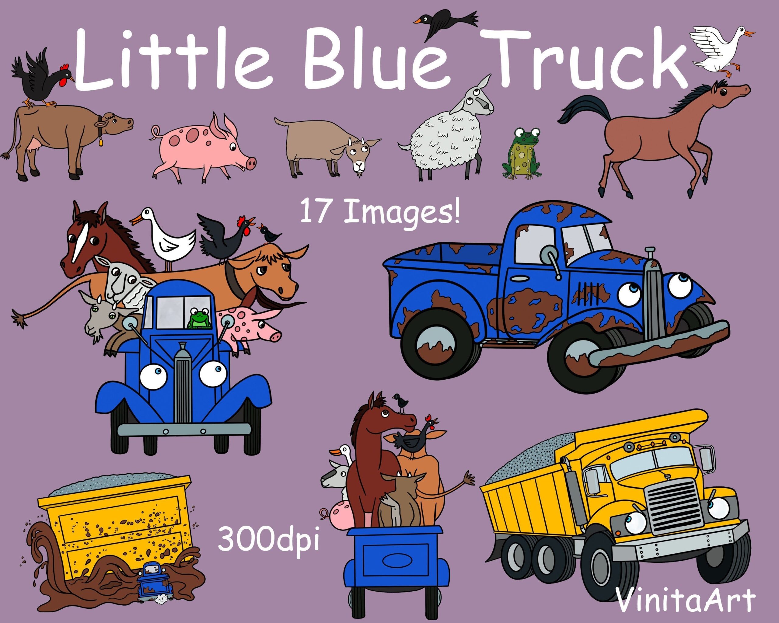 Little Blue Truck Printable
