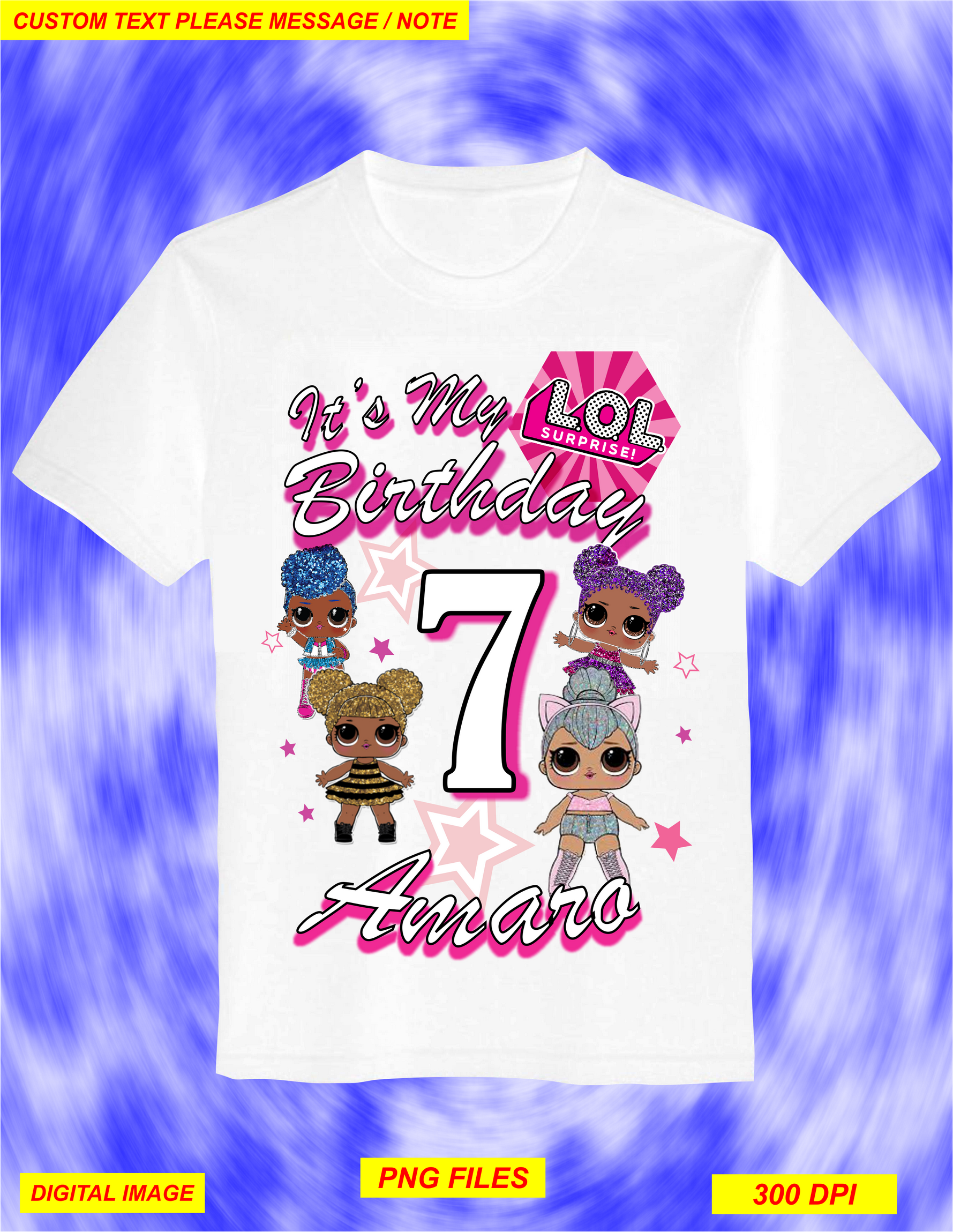 Lol Doll Iron On Transfer Lol Doll Birthday Girl Lol Doll Birthday Lol Doll Party Lol Doll Printable Lol Doll Birthday Shirt Birthday Shirts Lol Dolls Pink Birthday Shirt