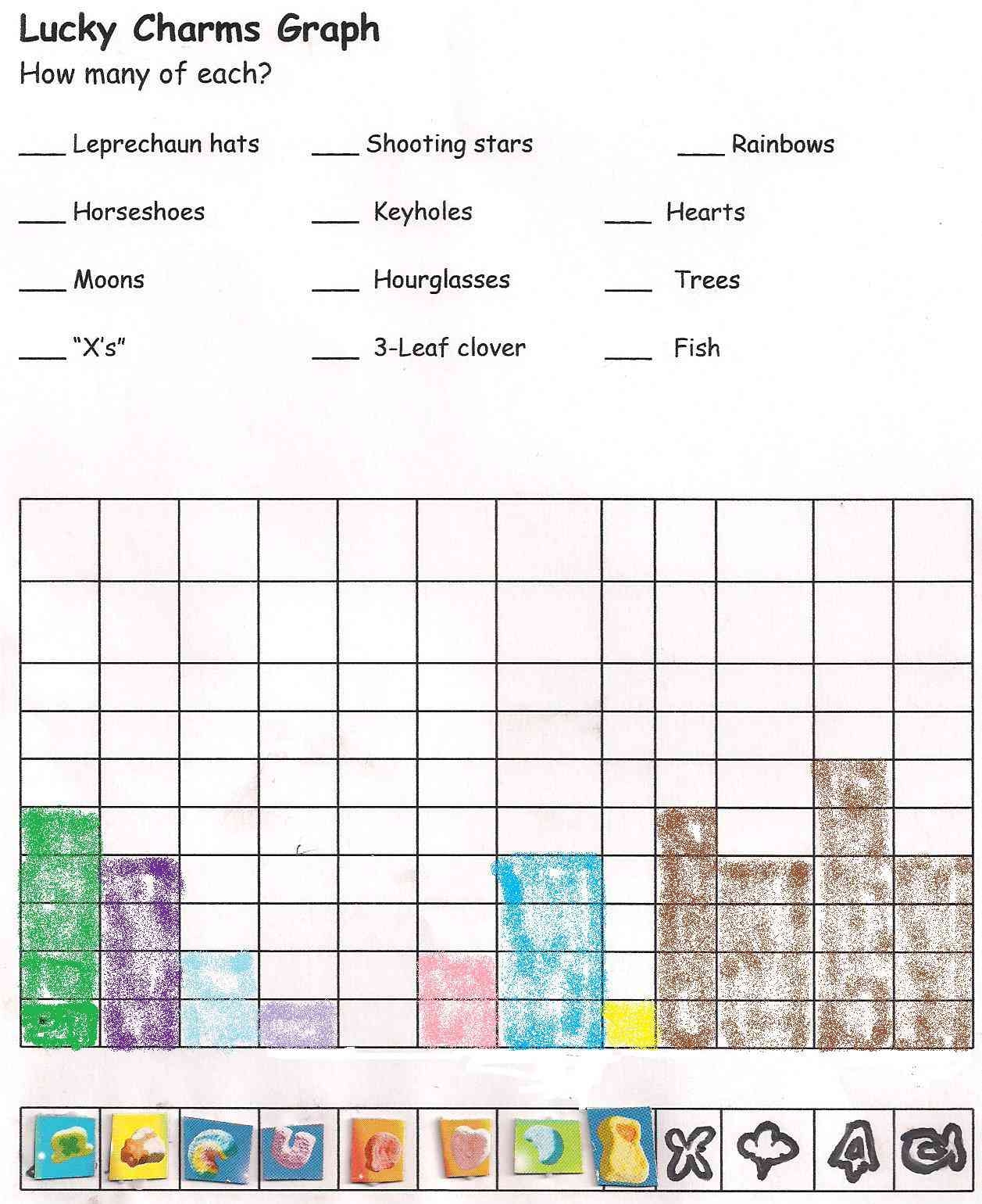 Lucky Charms Graphing Printable Free