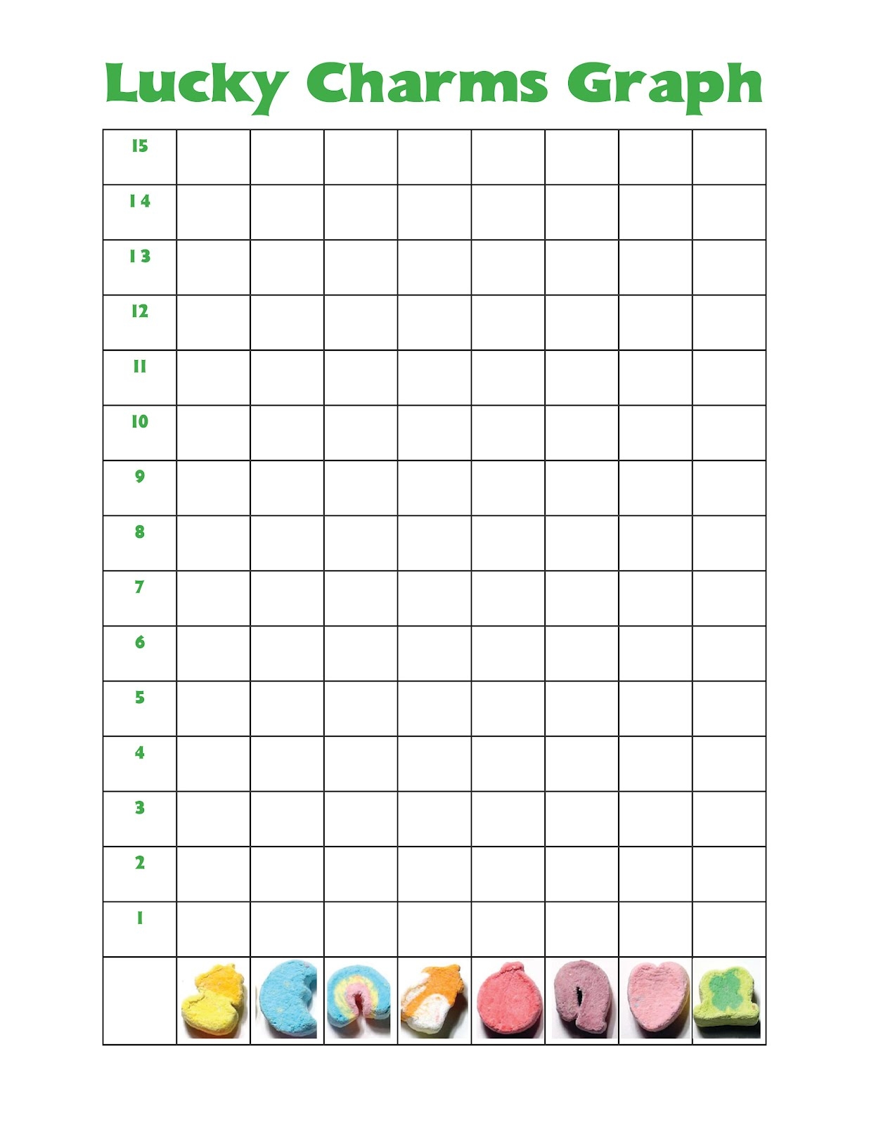 Lucky Charms Graphing Printable Free Templates Online