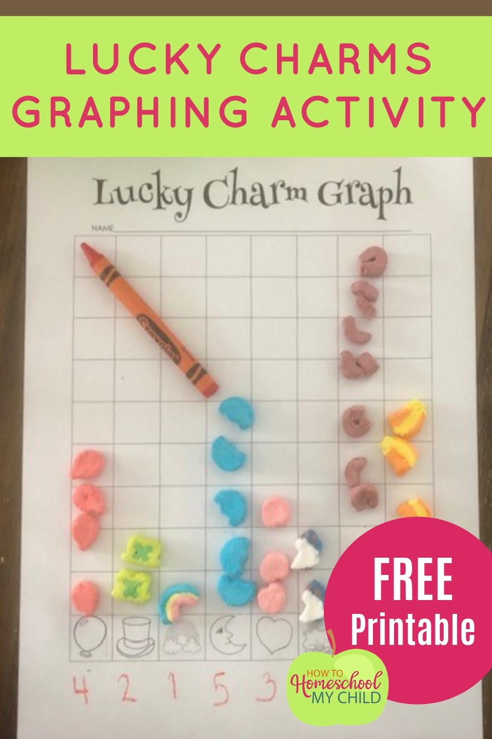 Lucky Charms Graphing Printable How To Homeschool My Child