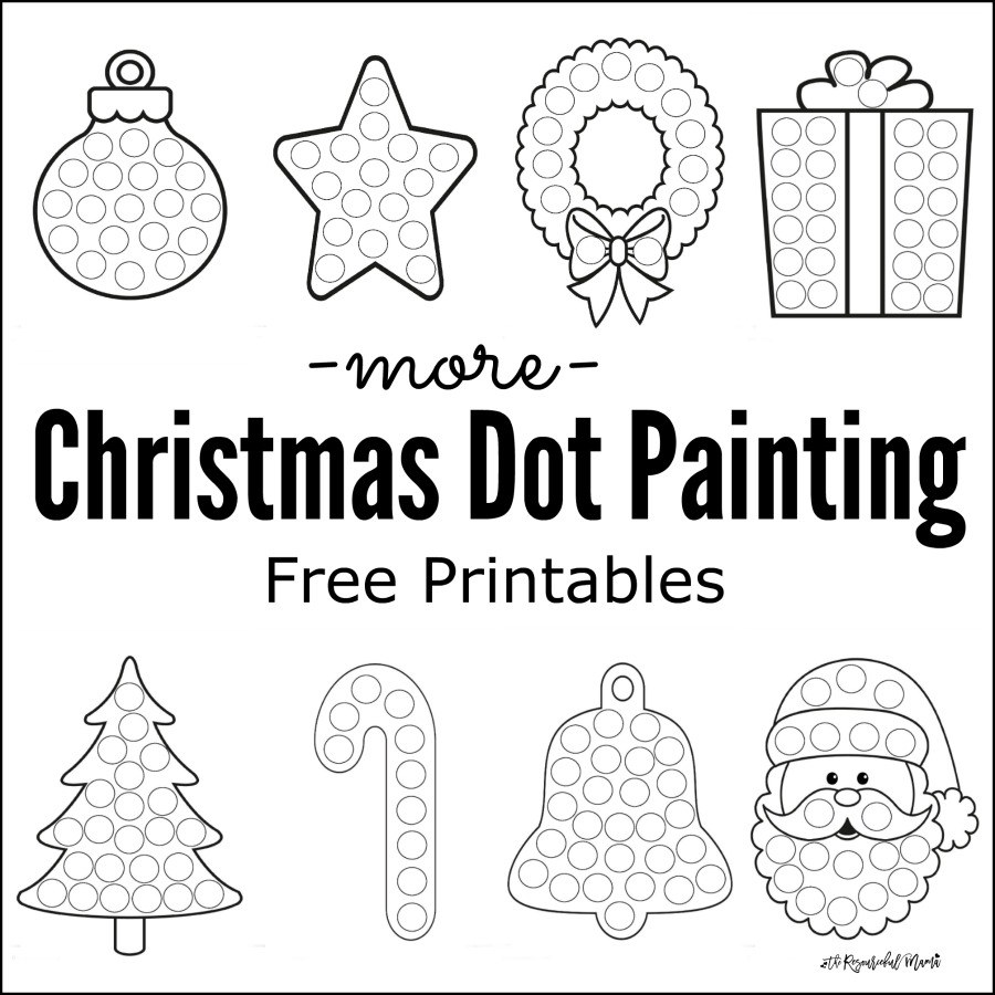 Dot To Dot Christmas Printables