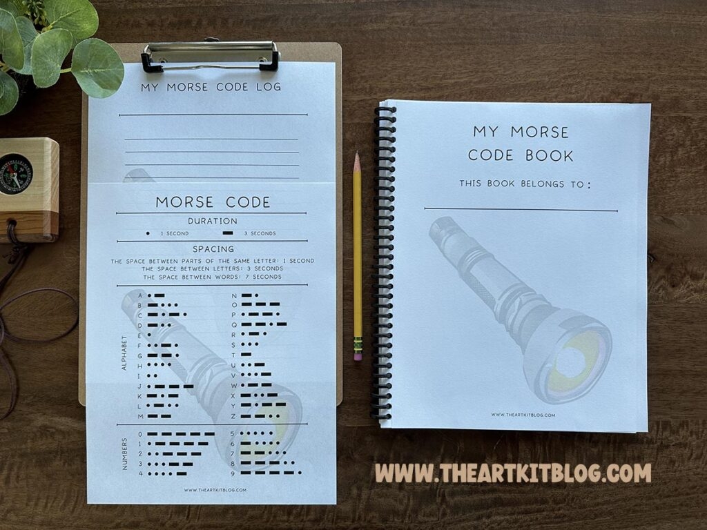 Morse Code Printable FREE The Art Kit
