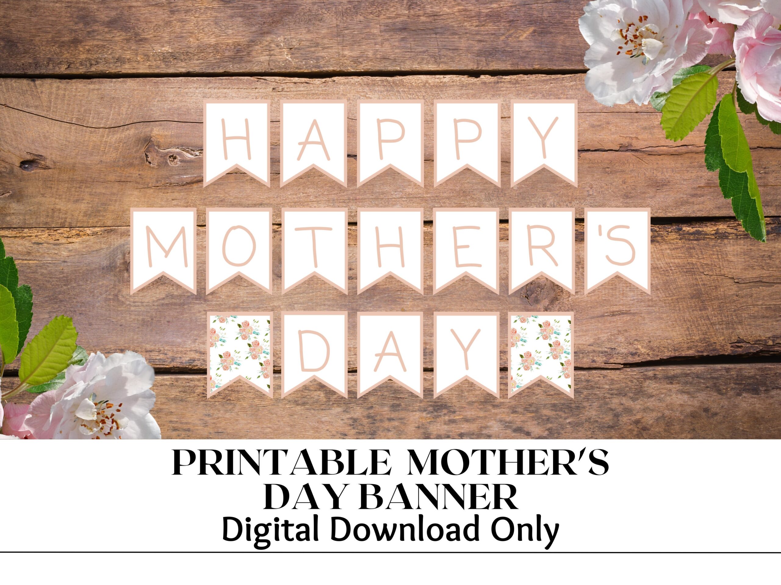 Printable Mothers Day Banner