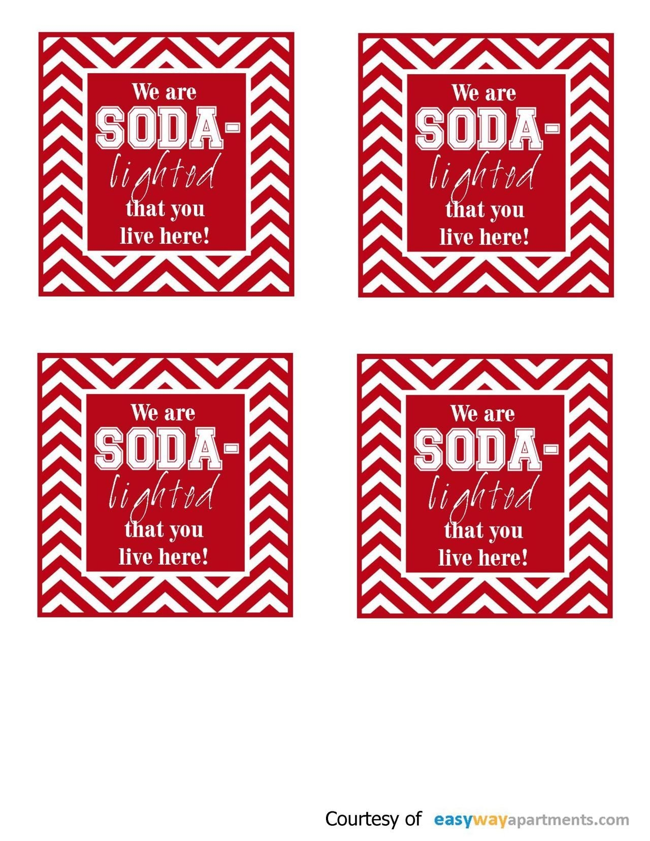 Move In Gift We re Soda Lighted That You Live Here Moving Gifts Free Printables Gifts