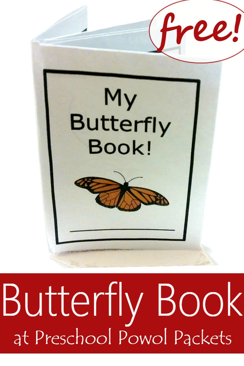 My Butterfly Book FREE Preschool Powol Packets