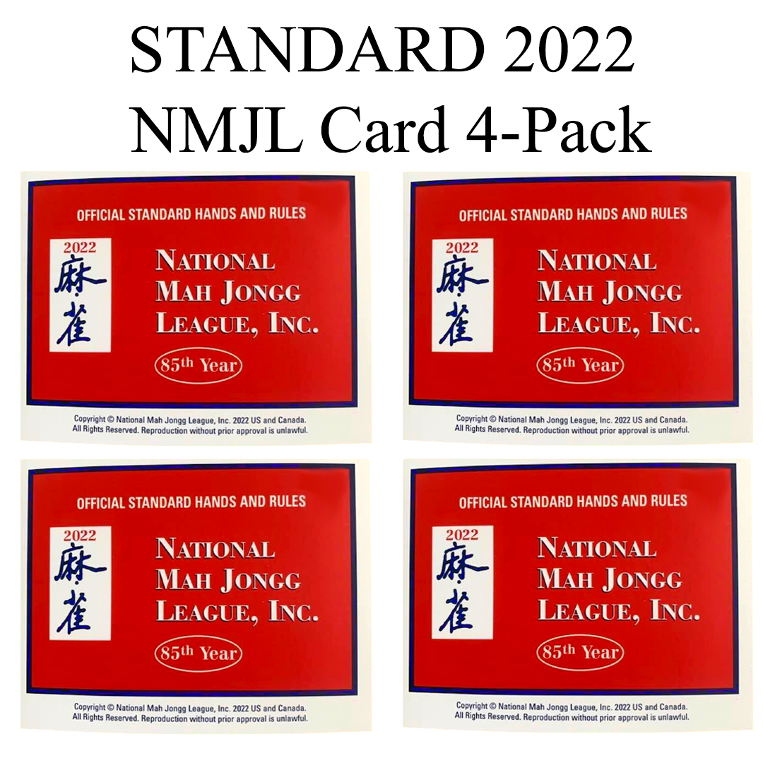 National Mah Jongg League 2022 Card 4 Pack Where The Winds Blow