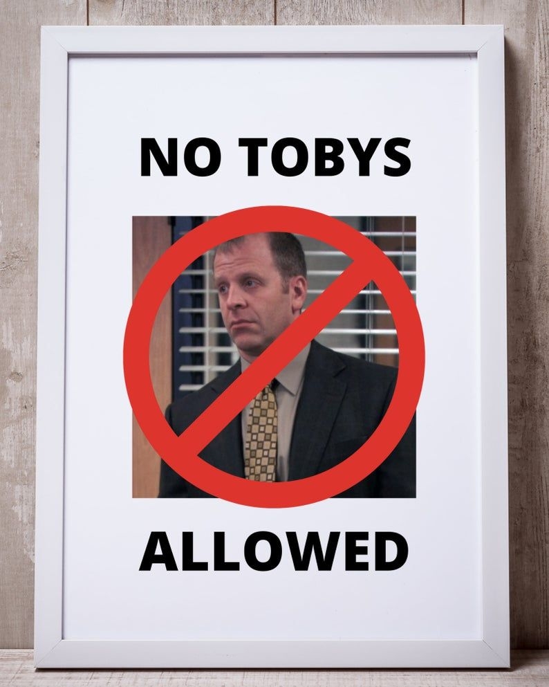No Toby'S Allowed Printable