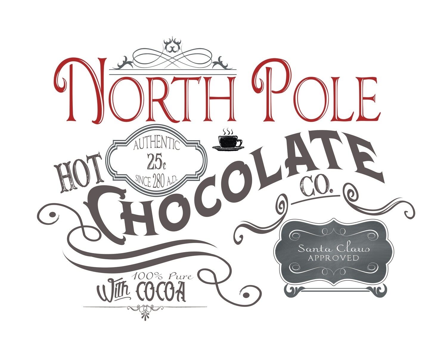 Printable Hot Cocoa Sign