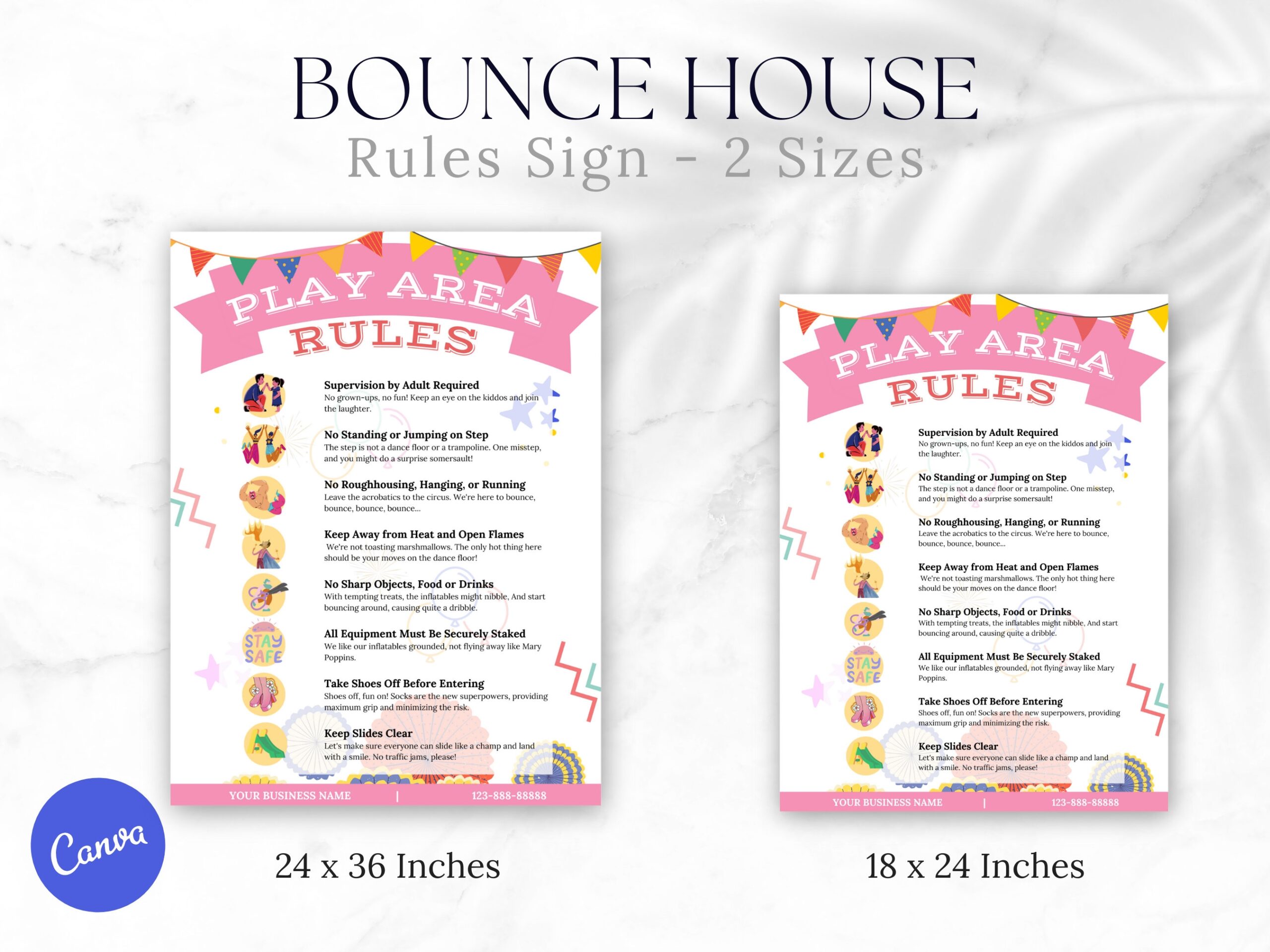 Outdoor Bounce House Rules Sign Printable Kids Play Rules Soft Play Rules Inflatables Rules Poster Indoor Play Safety Instructions Etsy