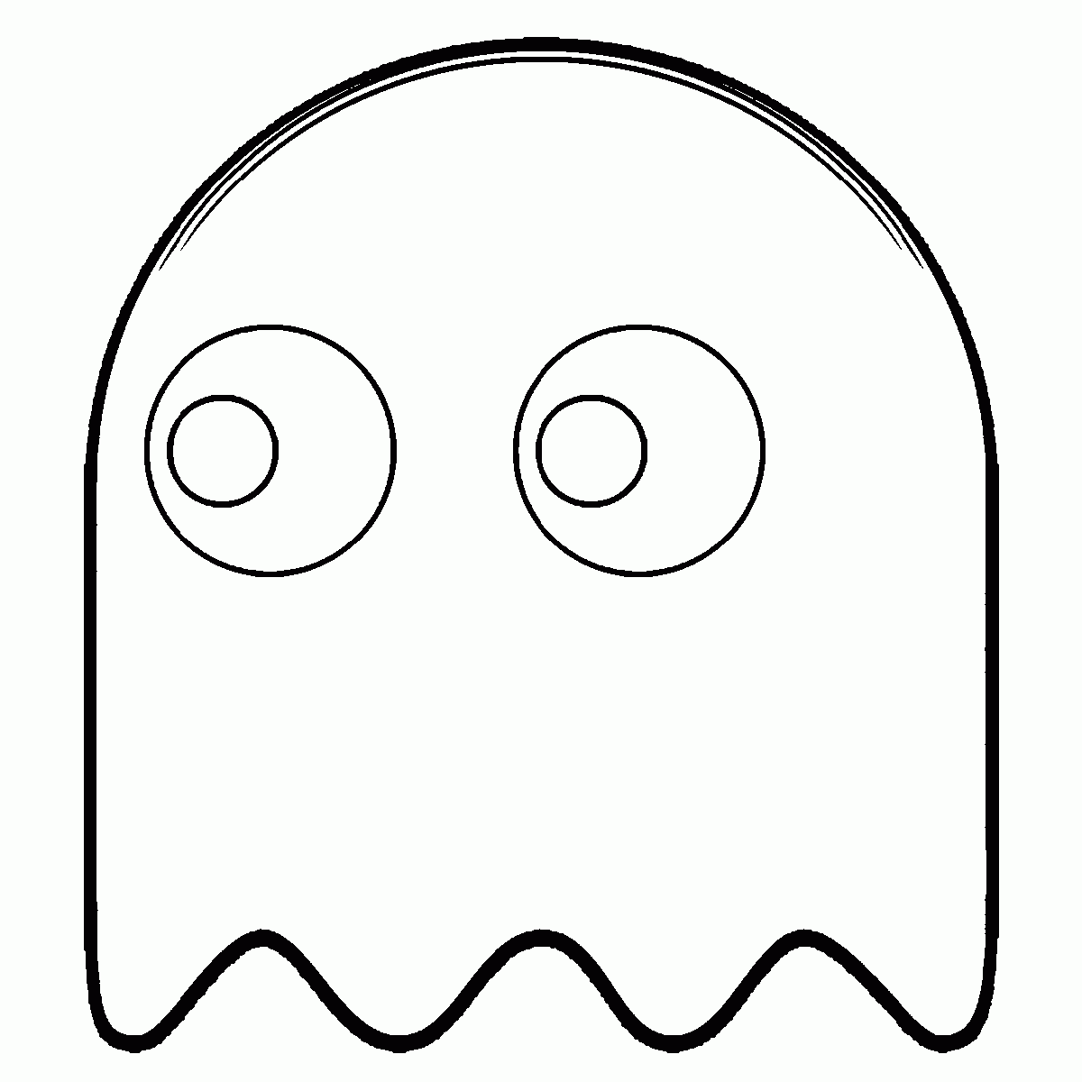 Pacman Coloring Pages Ghostly 1980 Educative Printable Coloring Pages Pacman Templates Printable Free