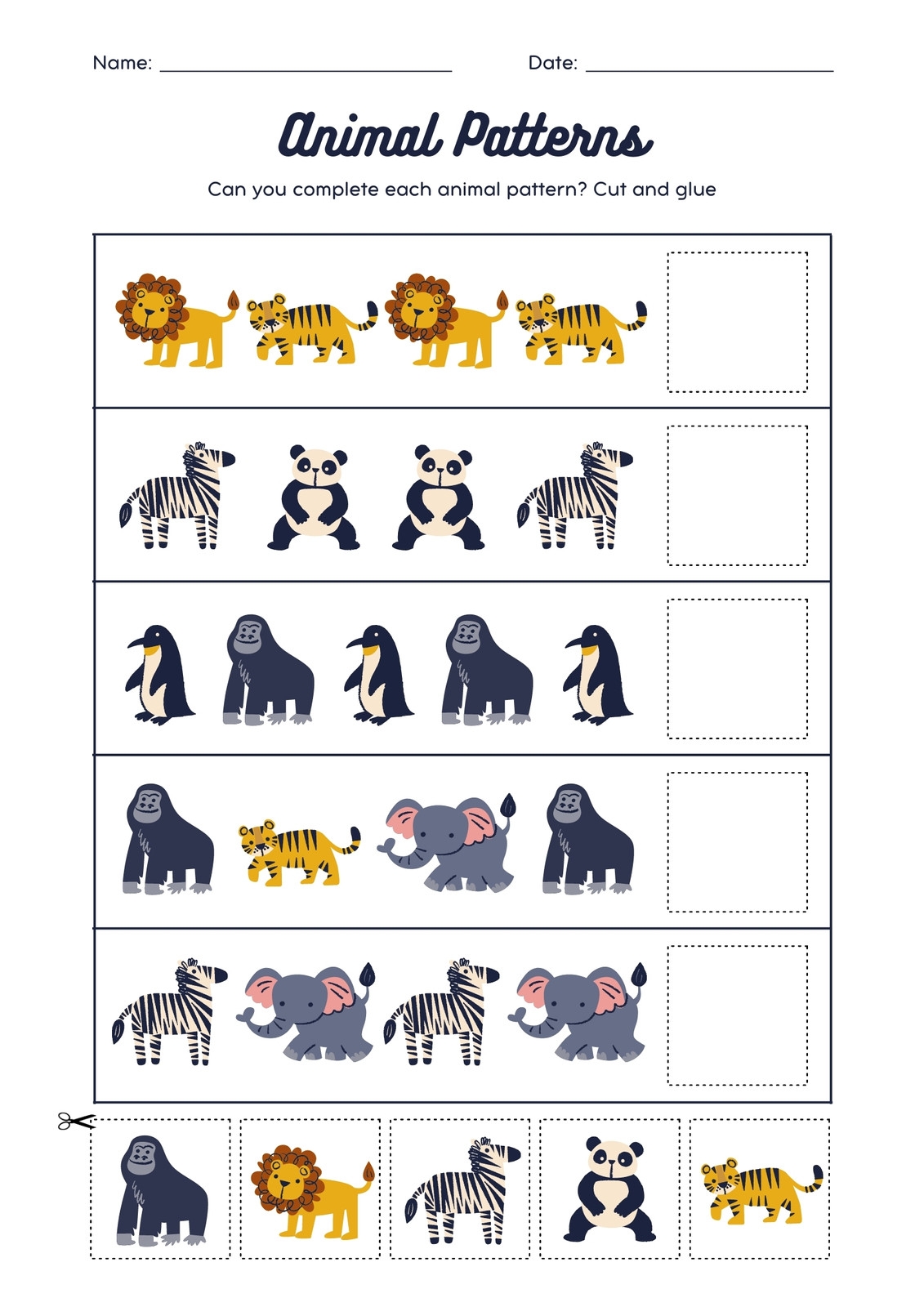 Page 12 Free Editable Kindergarten Worksheet Templates Canva