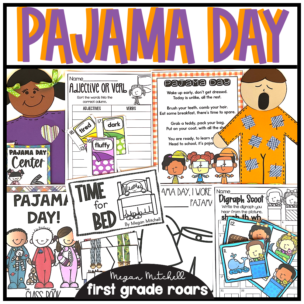 Pajama Day Printable Activities