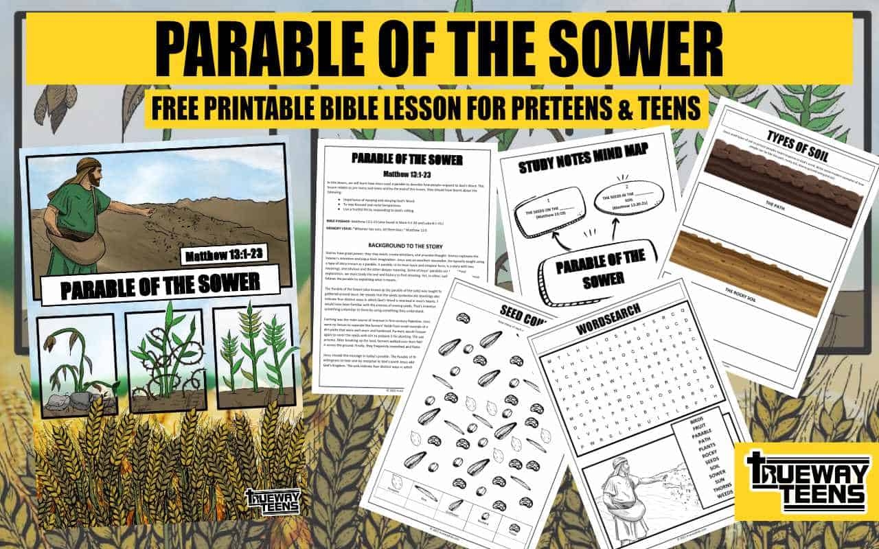Parable Of The Sower Free Printables