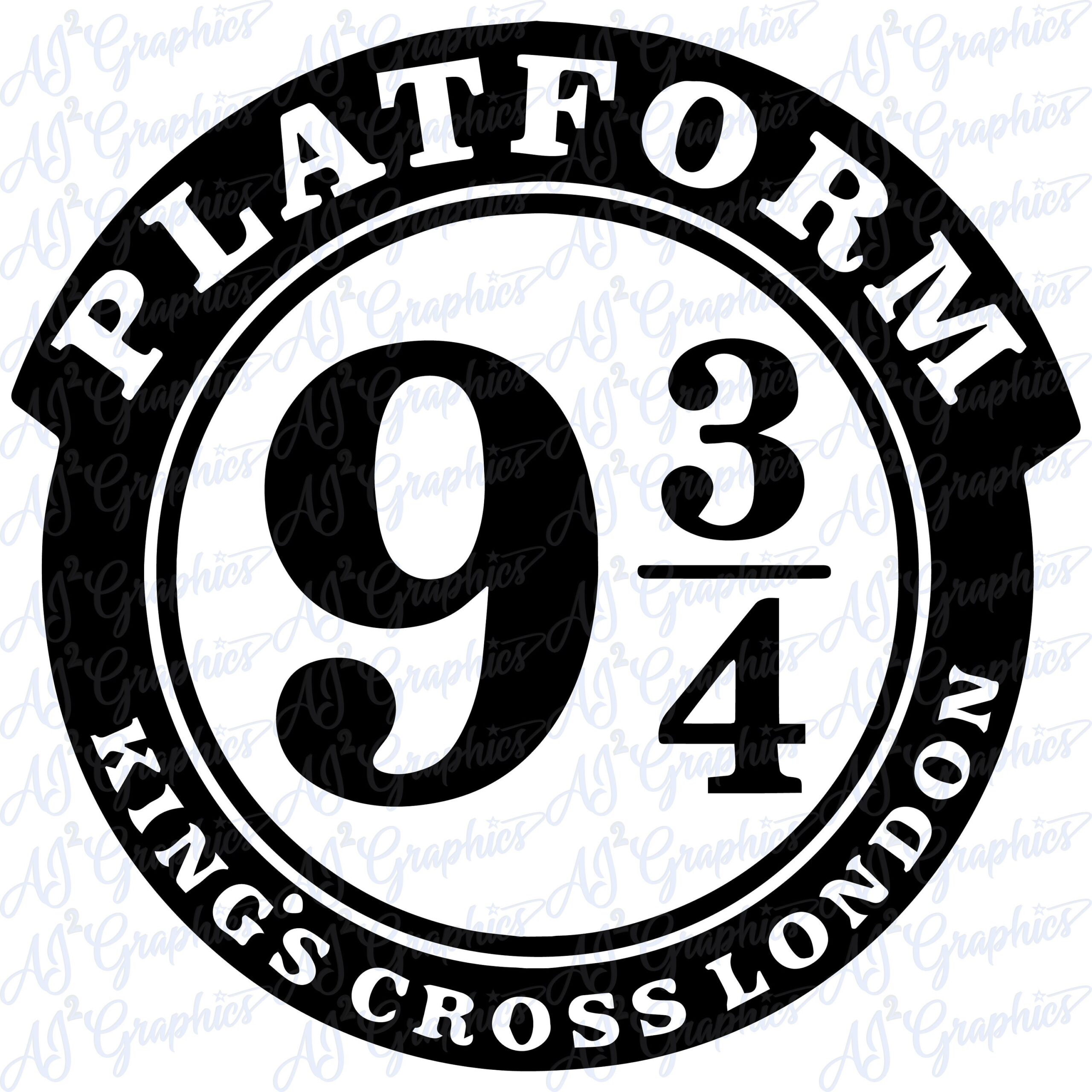 Platform 9 3 4 Sign Printable Etsy