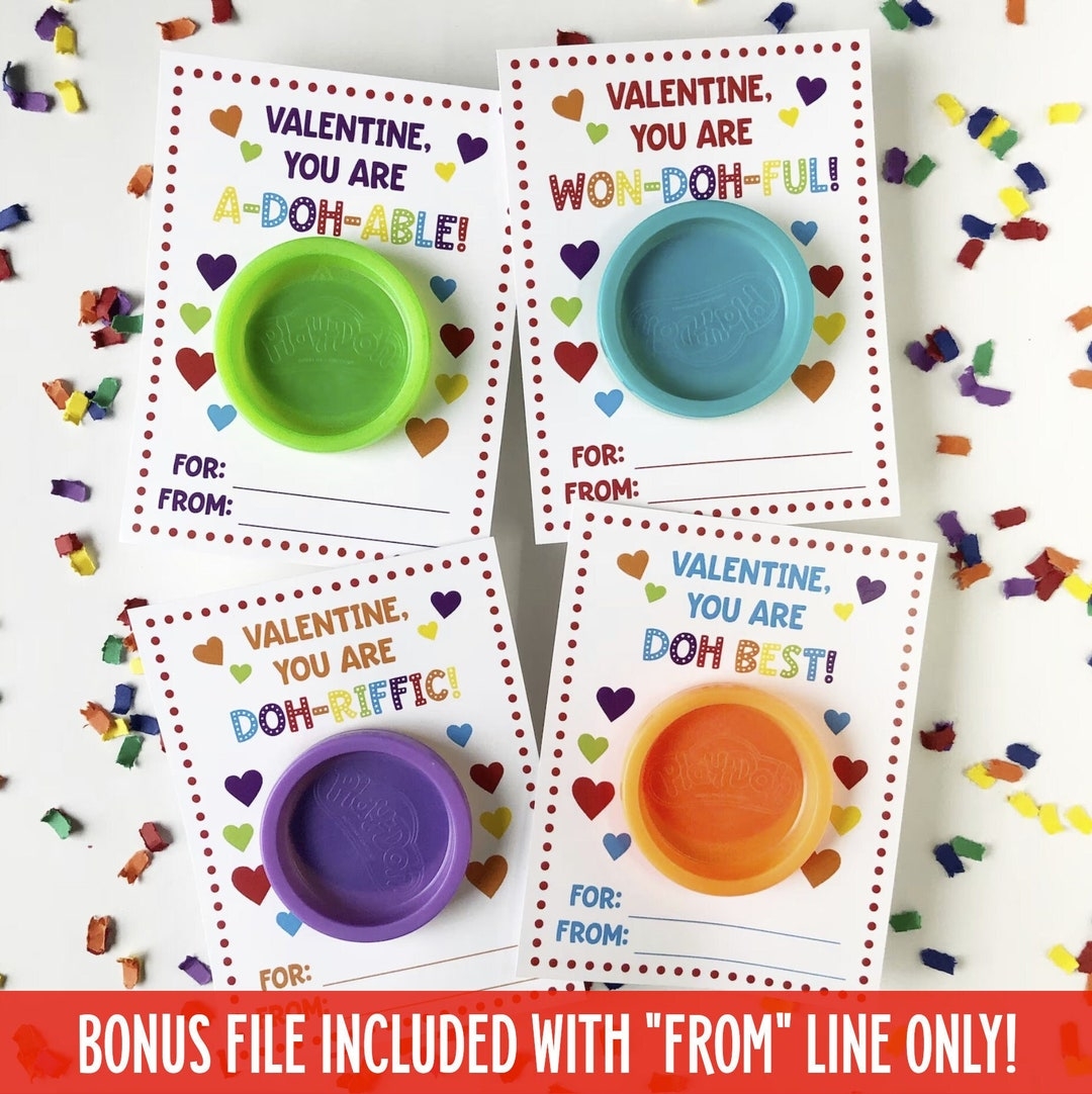 Free Printable Play Doh Valentine Printable