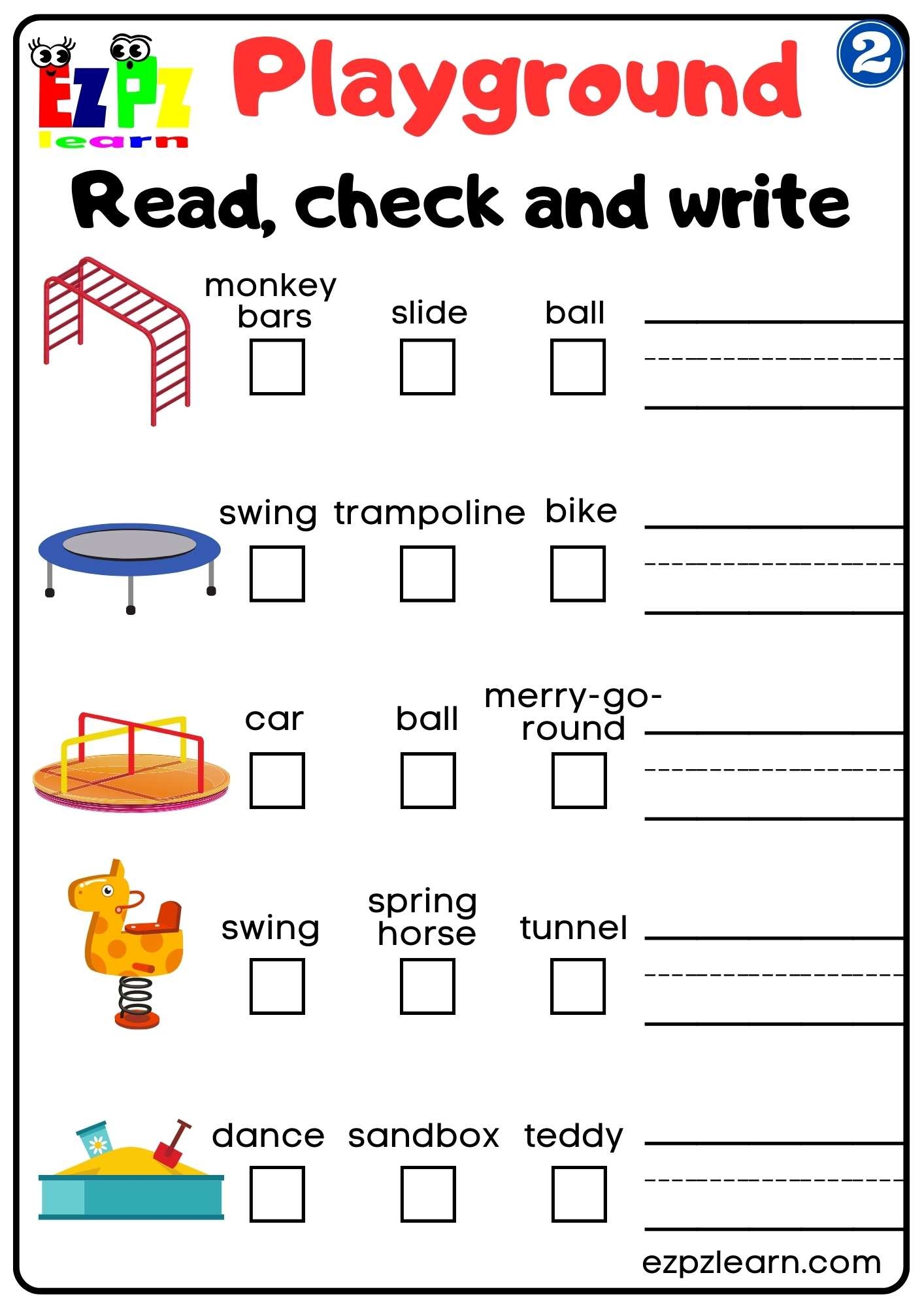 Vocabulary Printable Worksheets For Kids