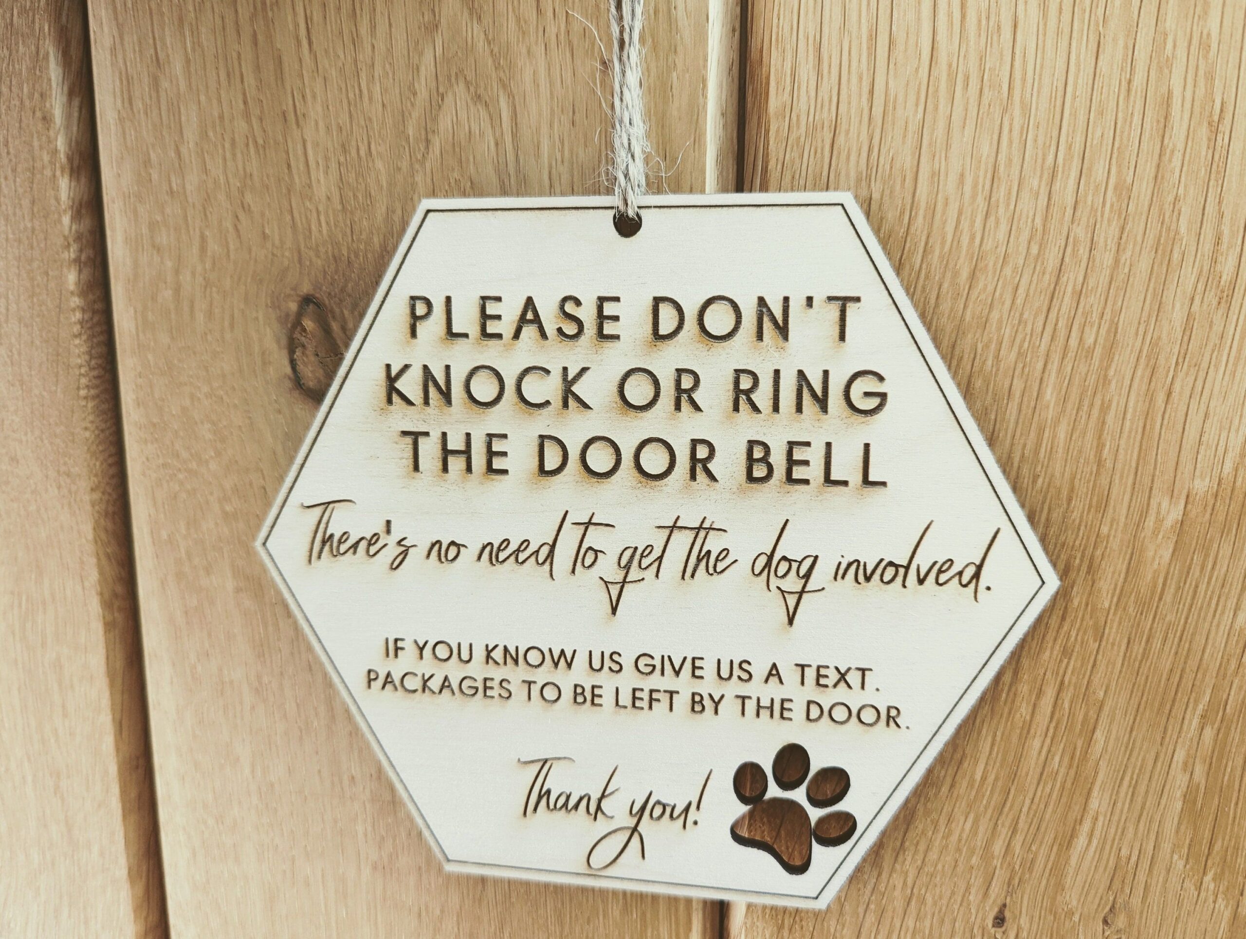 Please Don'T Ring Doorbell Sign Printable