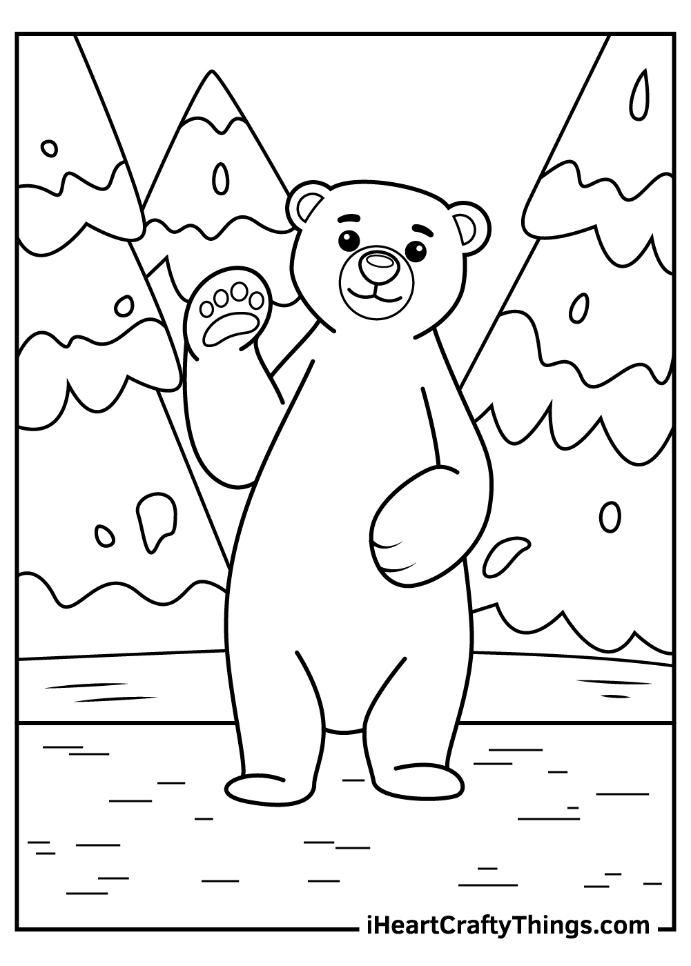 Polar Bears Coloring Pages 100 Free Printables 