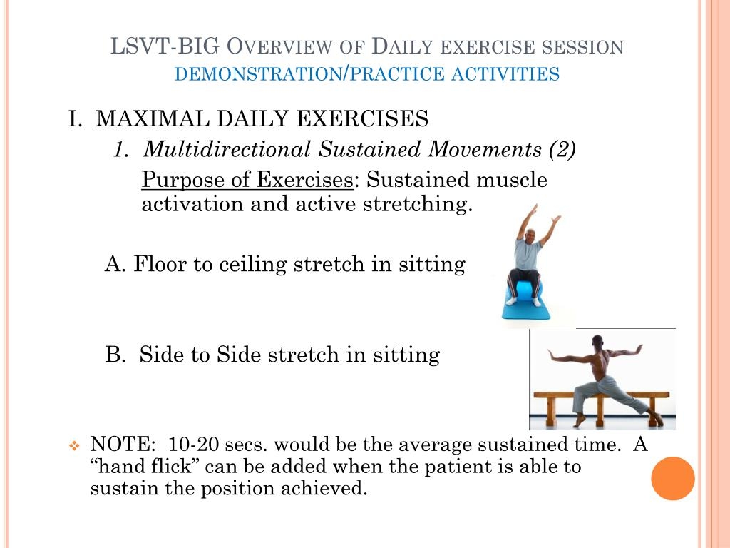 PPT Think BIG Exercises For Individuals With Parkinson s Disease PowerPoint Presentation ID 1567990