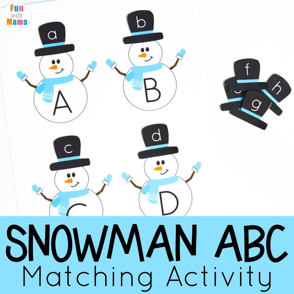 Free Printable Winter Letters