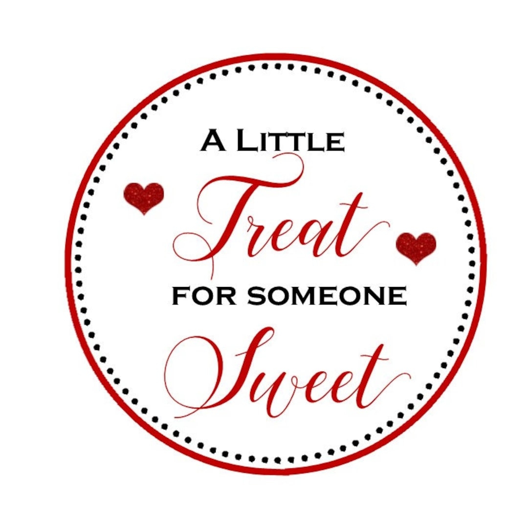 PRINTABLE A Little Treat For Someone Sweet Favor Tag YOU PRINT Instant Download Etsy