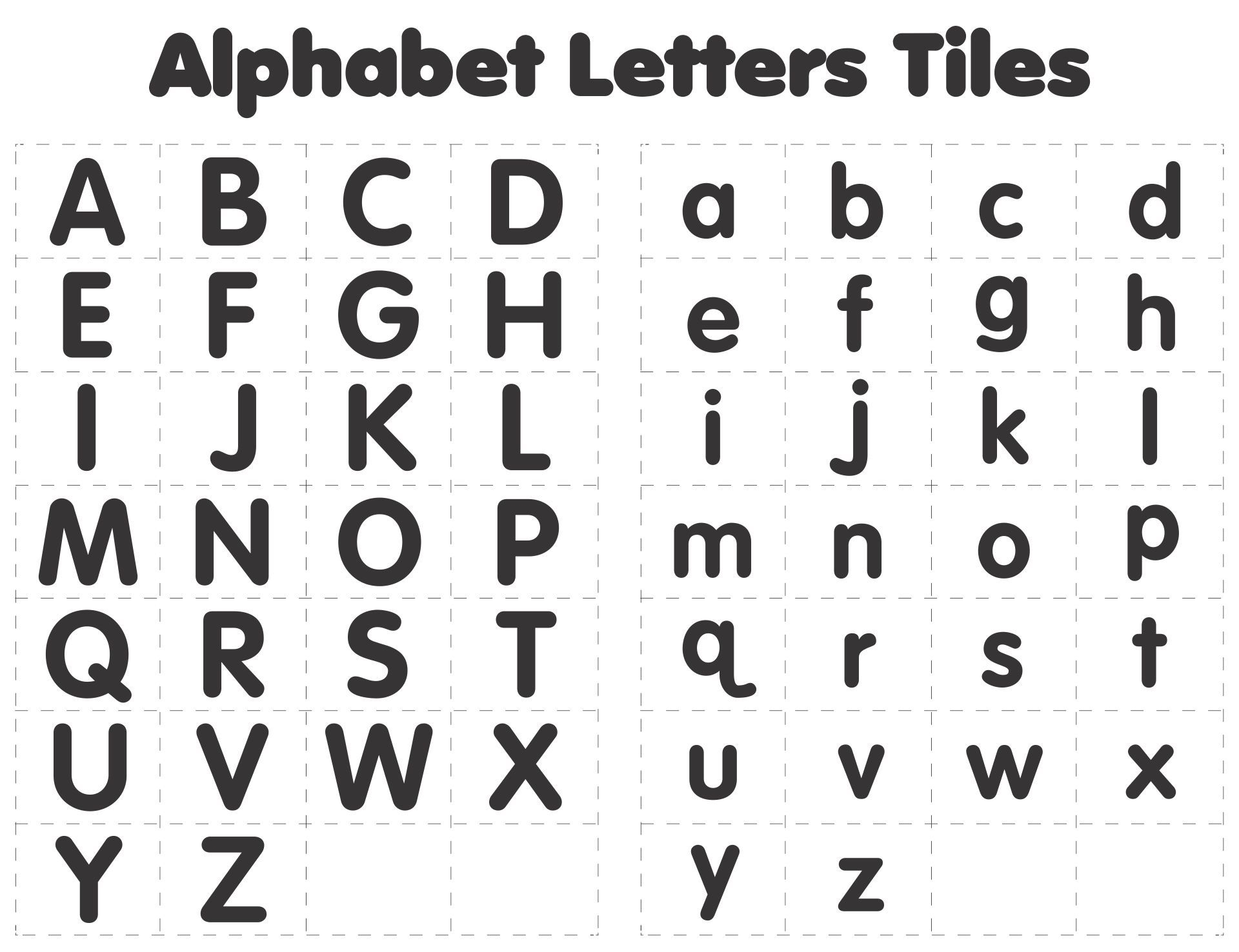 Printable Alphabet Letters Tiles Free Printable Alphabet Letters Small Alphabet Letters Printable Alphabet Letters