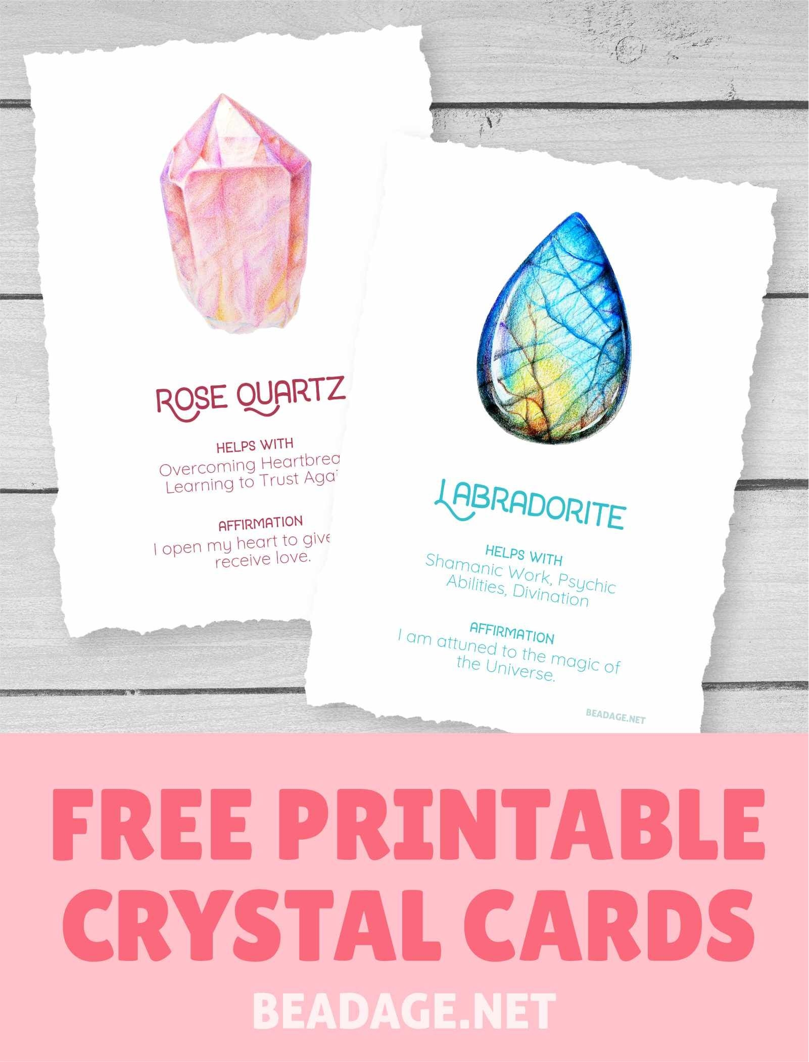 Printable Crystal Meaning Cards Crystal Meanings Charts Crystal Meanings Diy Crystals