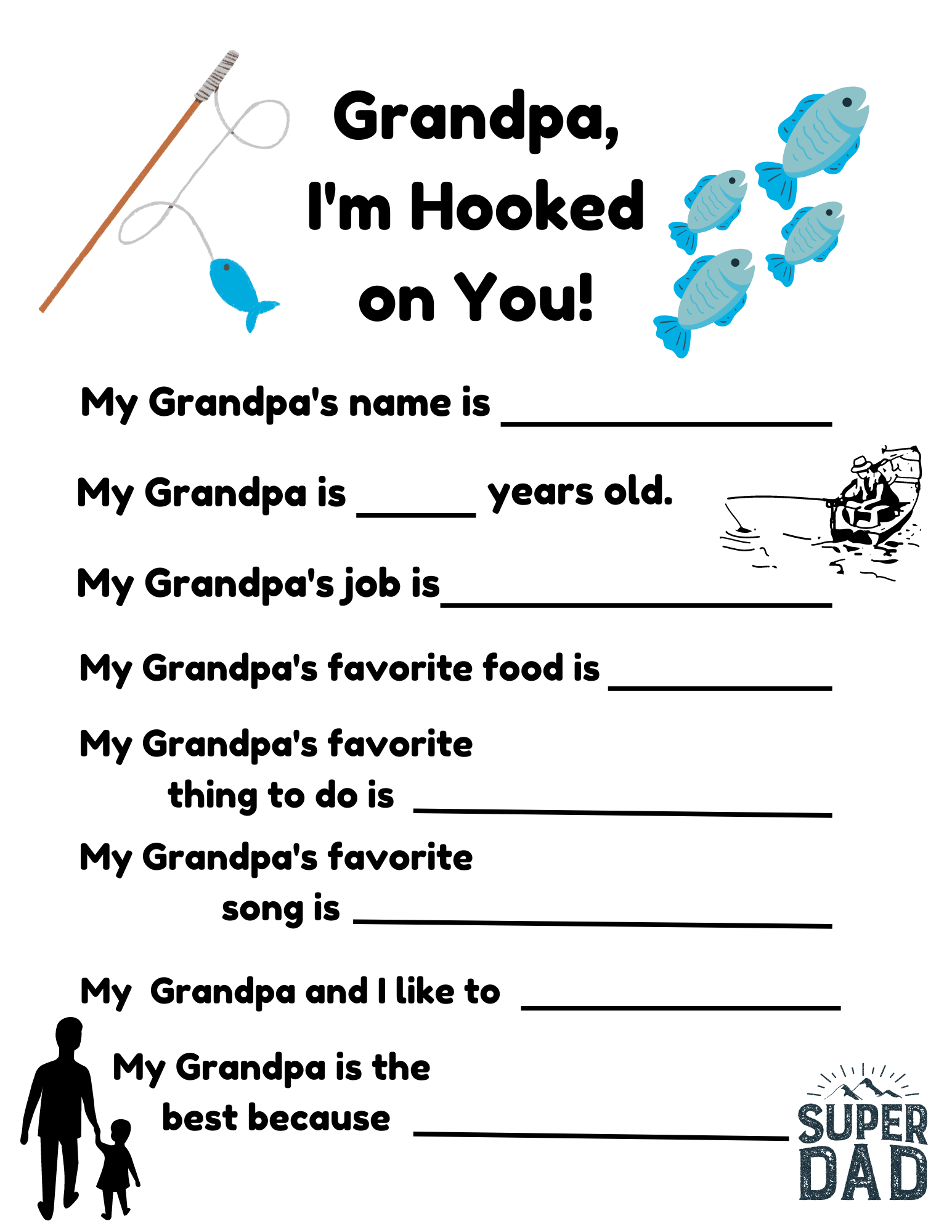 Printable Father s Day Questionnaire Mama Of Minis