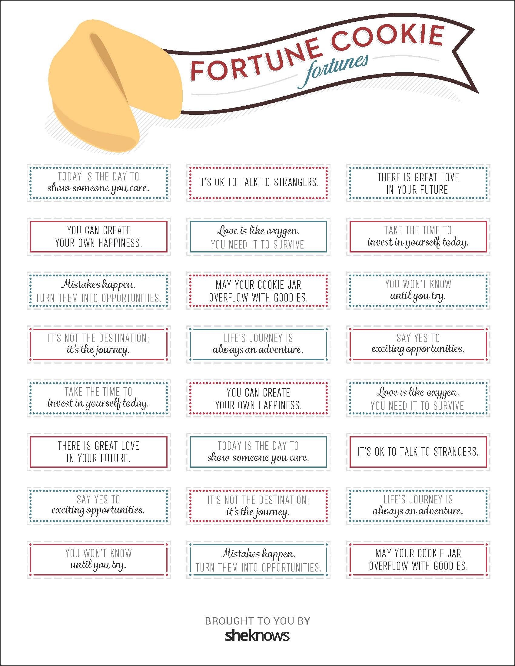 Printable Fortune Cookie Quotes QuotesGram Fortune Cookie Chinese Fortune Cookie Fortune Cookie Messages