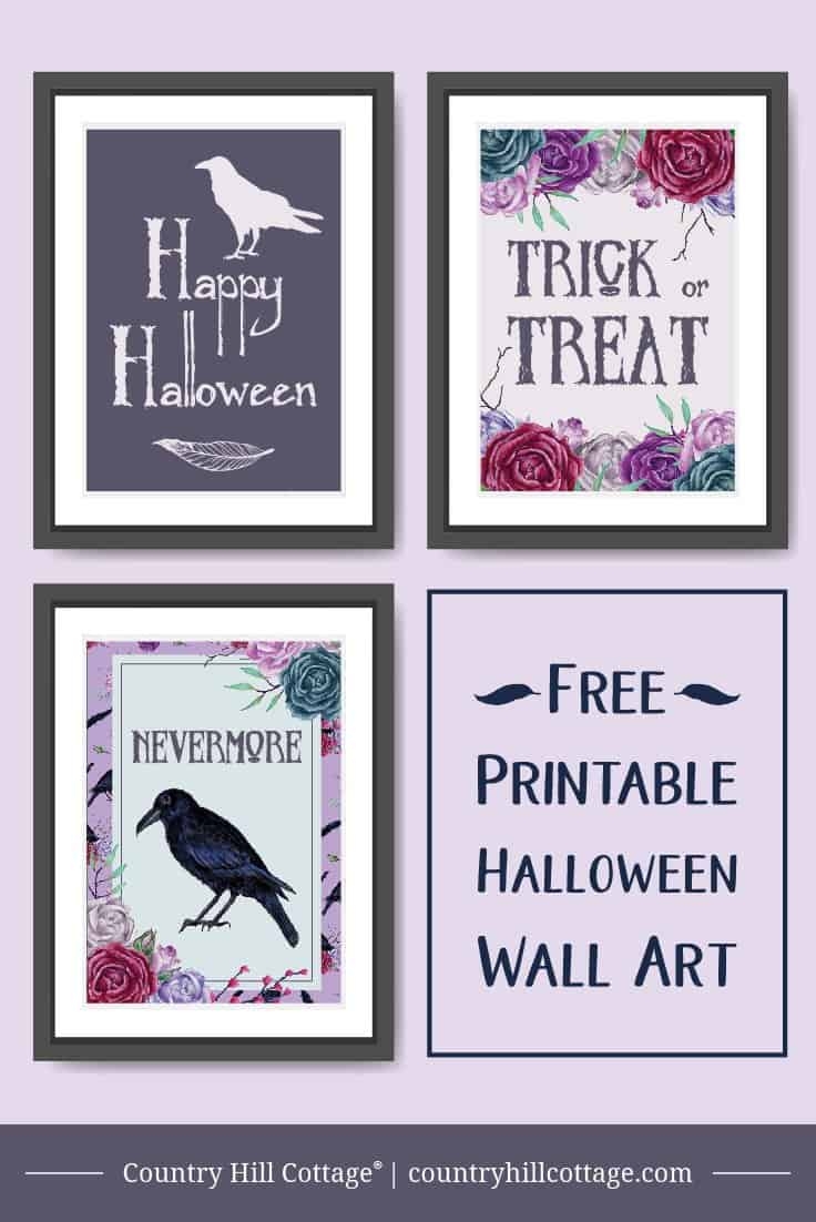 Free Printable Halloween Wall Art