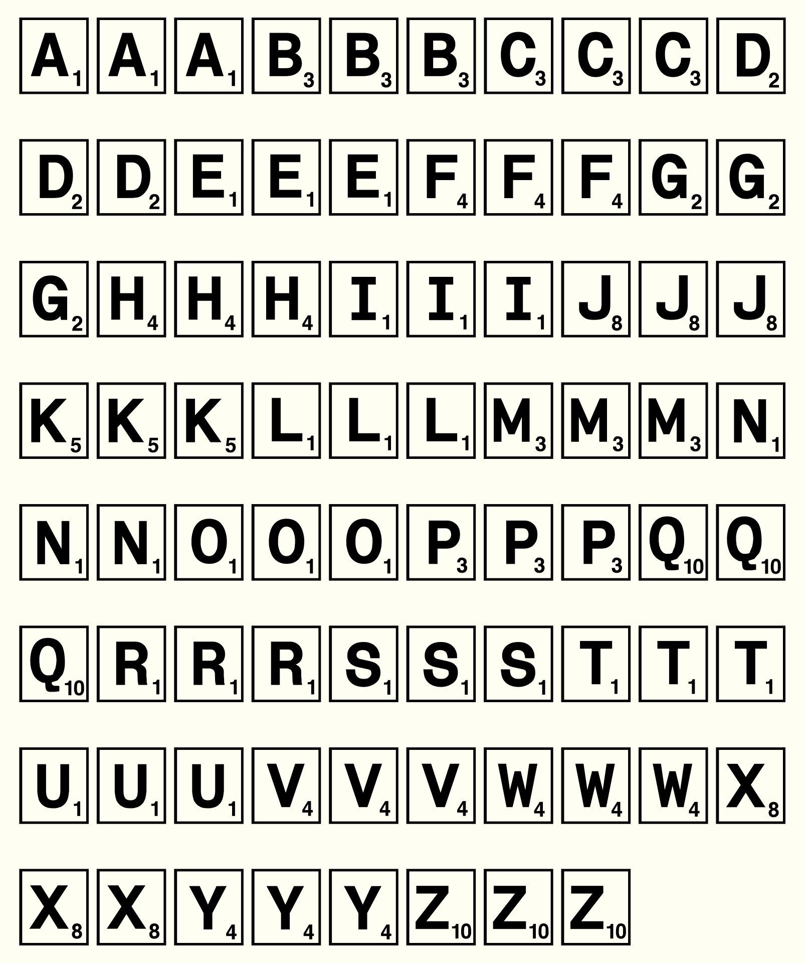 Printable Scrabble Letters Printable Scrabble Tiles Scrabble Tiles Scrabble