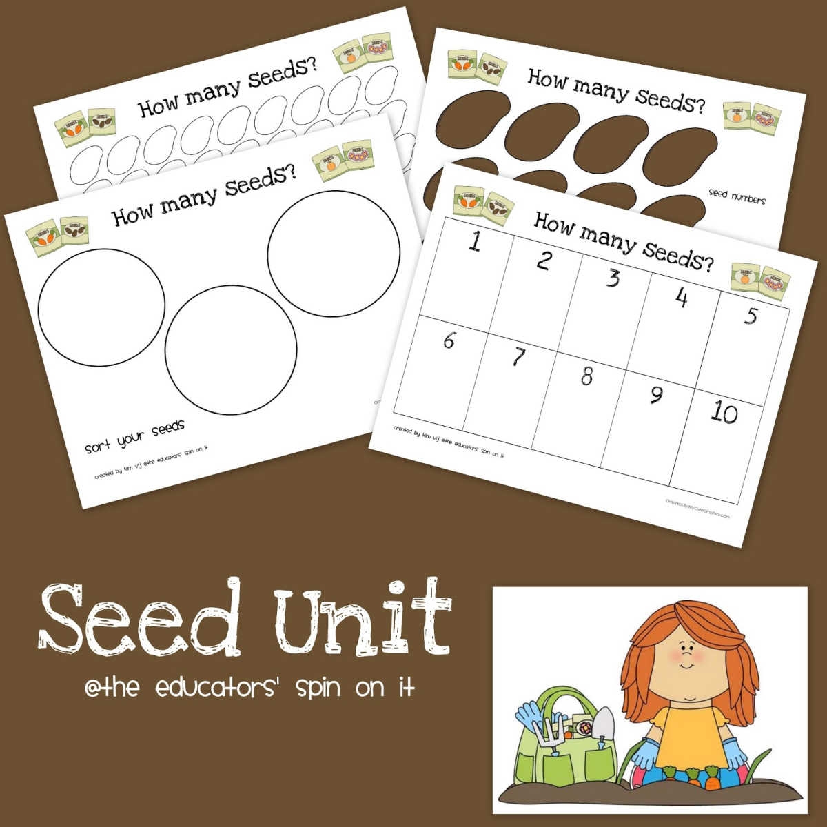 Printable Seed Activities Unit For The Tiny Seed The Educators Spin On It