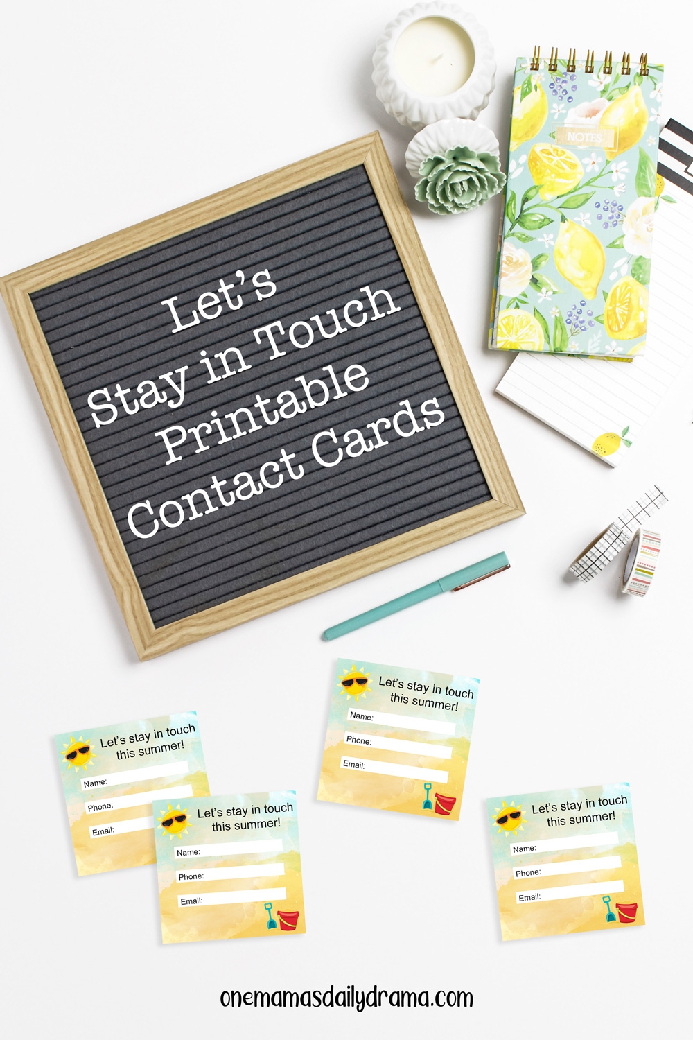 Keep In Touch Cards Free Printable