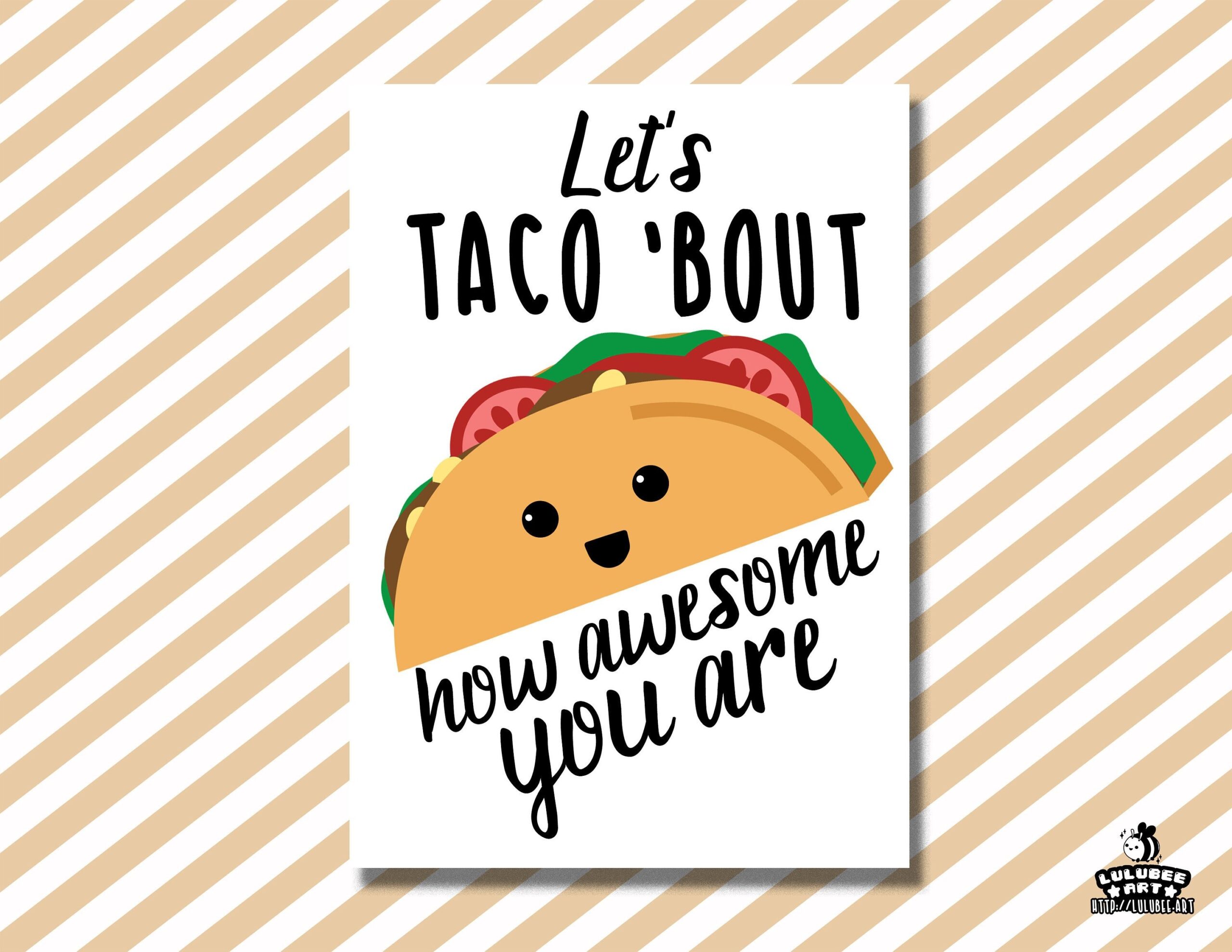 Printable Thank You Taco Pun Card Appreciation Card Nurse Thank You Card Employee Thank You Card Let s Taco Bout How Awesome You Are Etsy Pun Card Appreciation Cards Punny Cards