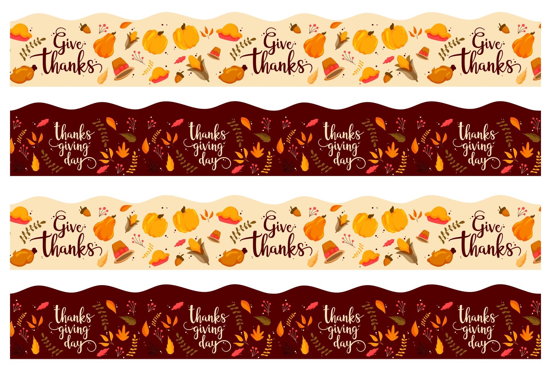 Printable Thanksgiving Bulletin Board Borders Thanksgiving Printables Thanksgiving Clip Art Thanksgiving Bulletin Boards