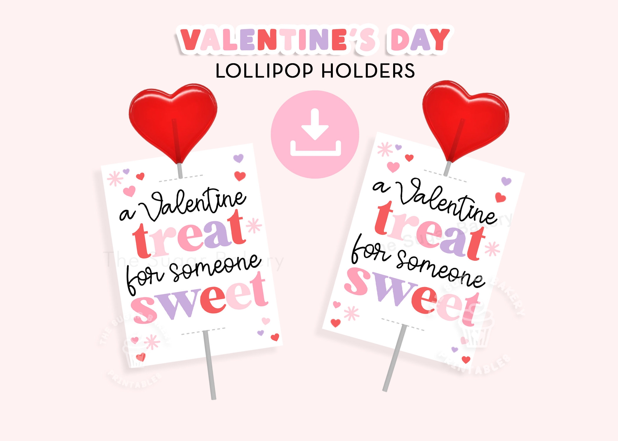 Printable Valentine Lollipop Holder Valentine Sucker Holder Valentine Candy Lollipop Holder Valentines Party Favor Classroom Candy Tag Etsy
