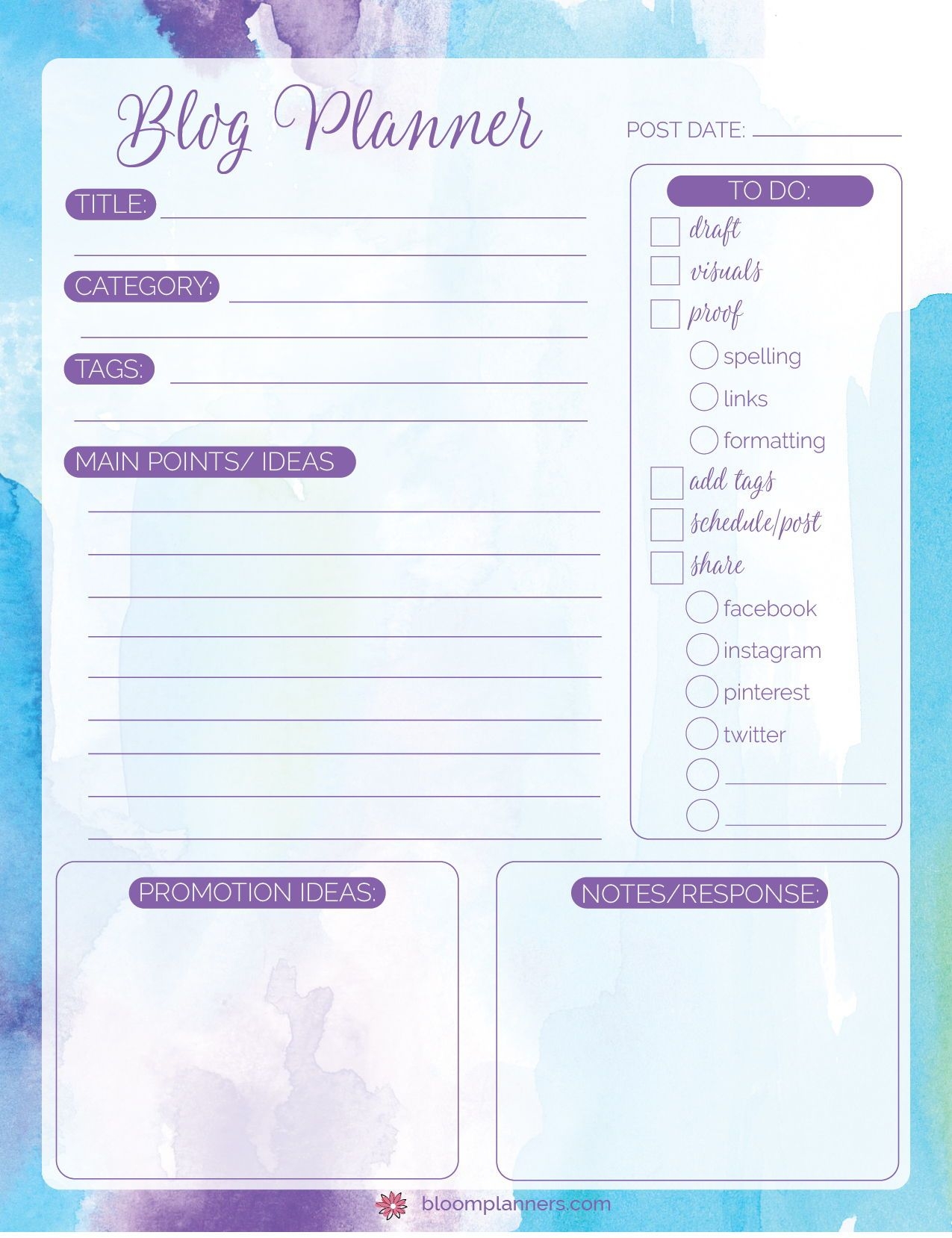 Printables Bloom Daily Planners Planner Printables Free Blog Printables Free Printables