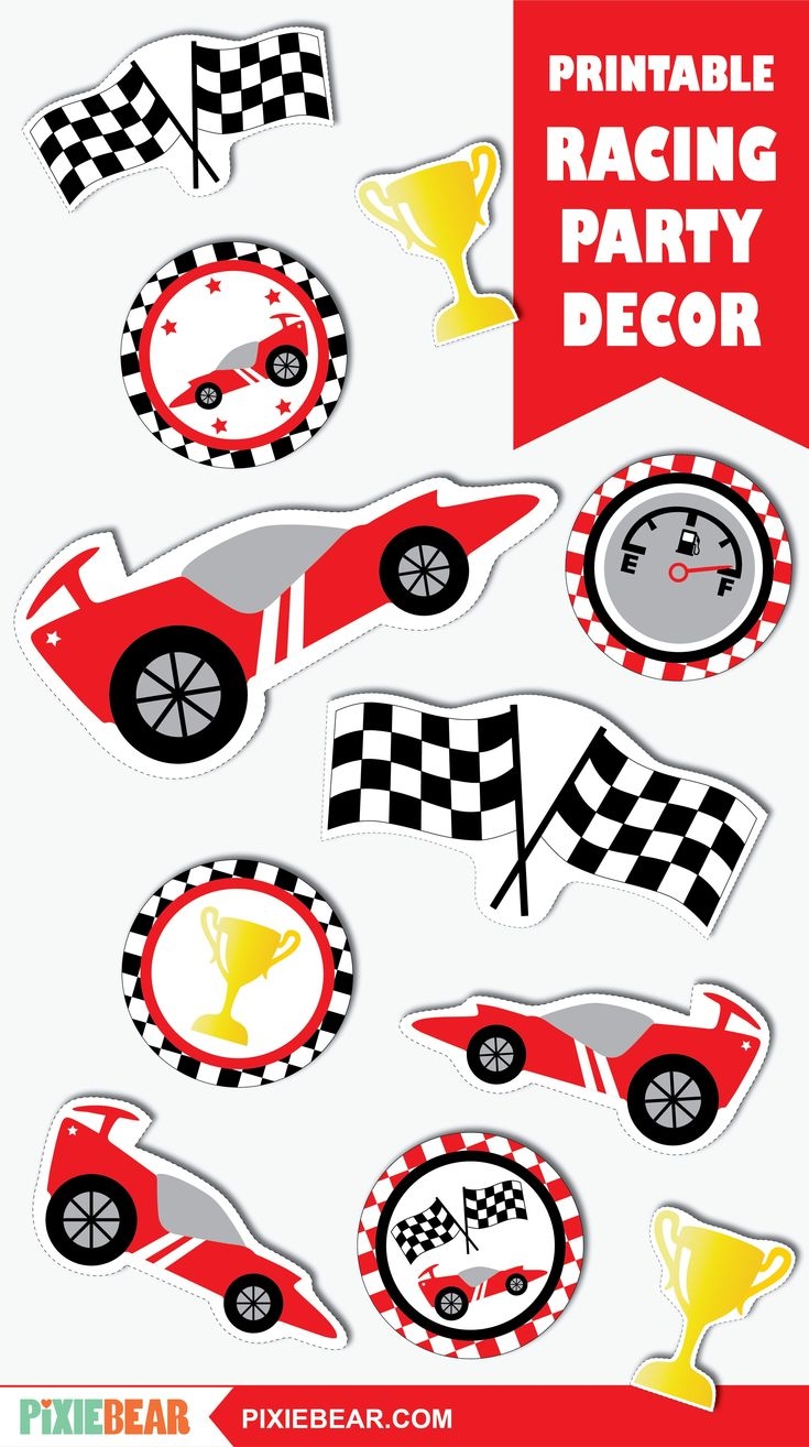 Race Car Birthday Decorations Printable Race Car Party Decoration Racing Cake Topper Racing Centerpiece Go Kart Party Instant Download Etsy Race Car Party Decorations Race Car Birthday Party Race Car Birthday