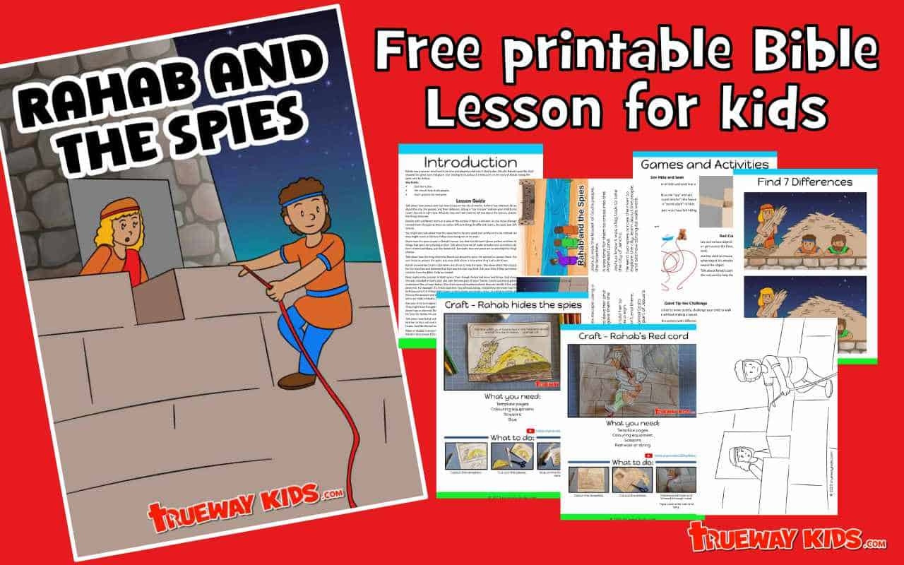Rahab And The Spies Bible Lessons For Kids Trueway Kids