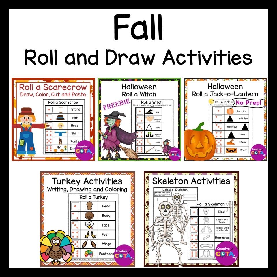 Roll A Jack O Lantern Printable Game FREE PDF Your Therapy Source