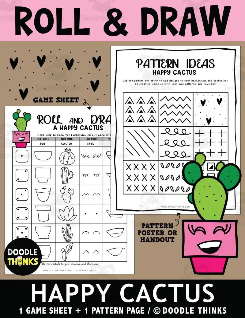 Roll And Draw Free Printable