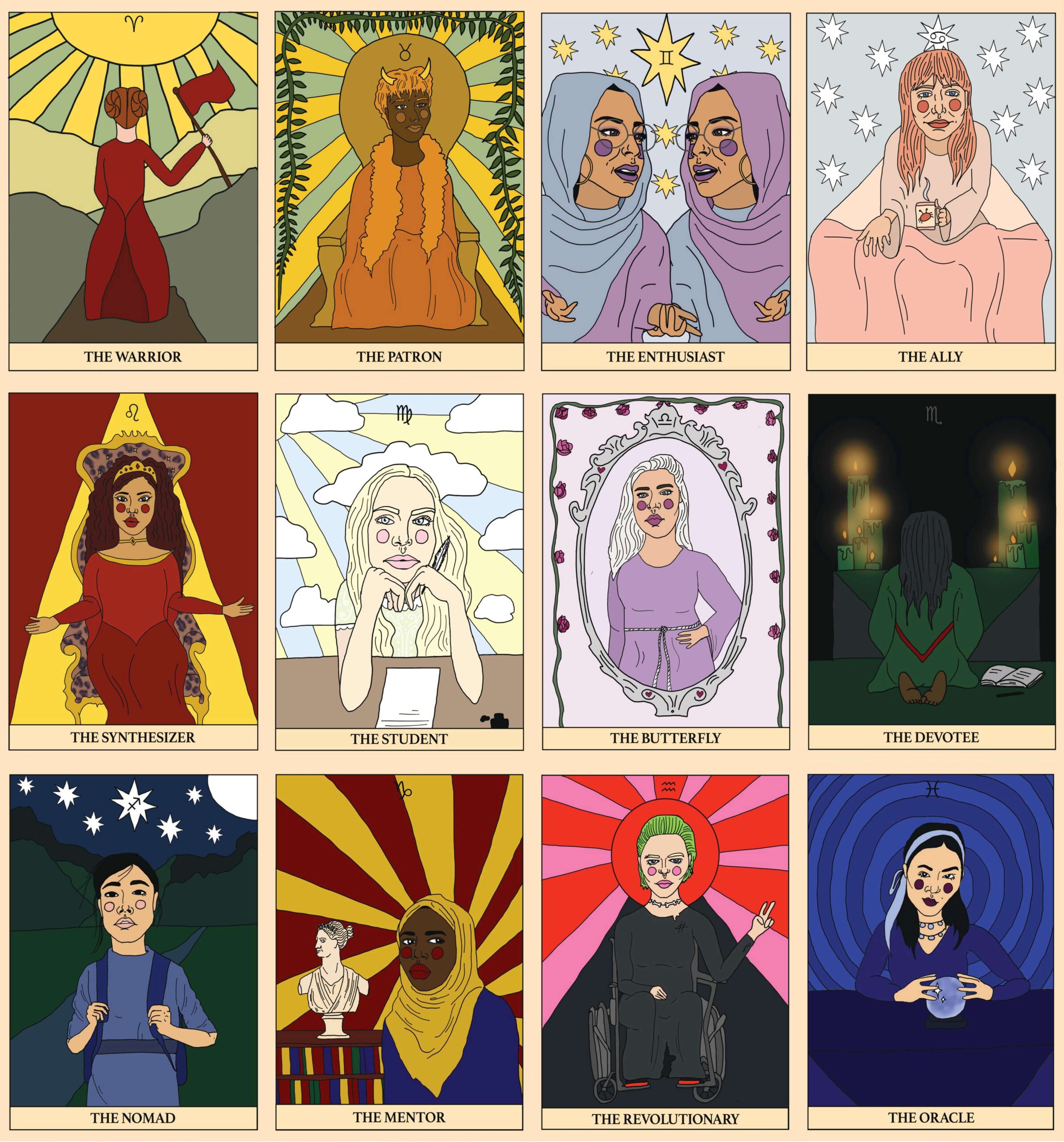 Rookie Printable Zodiac Tarot Cards