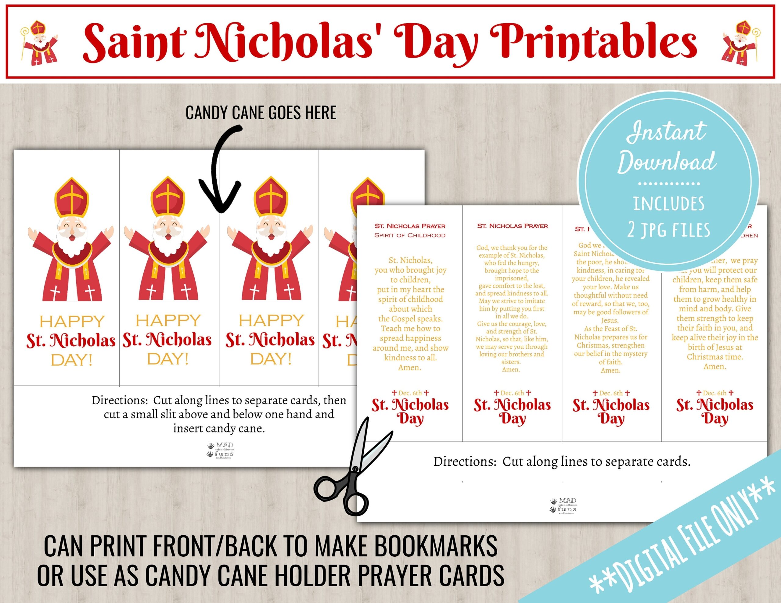 St Nicholas Prayer Printable