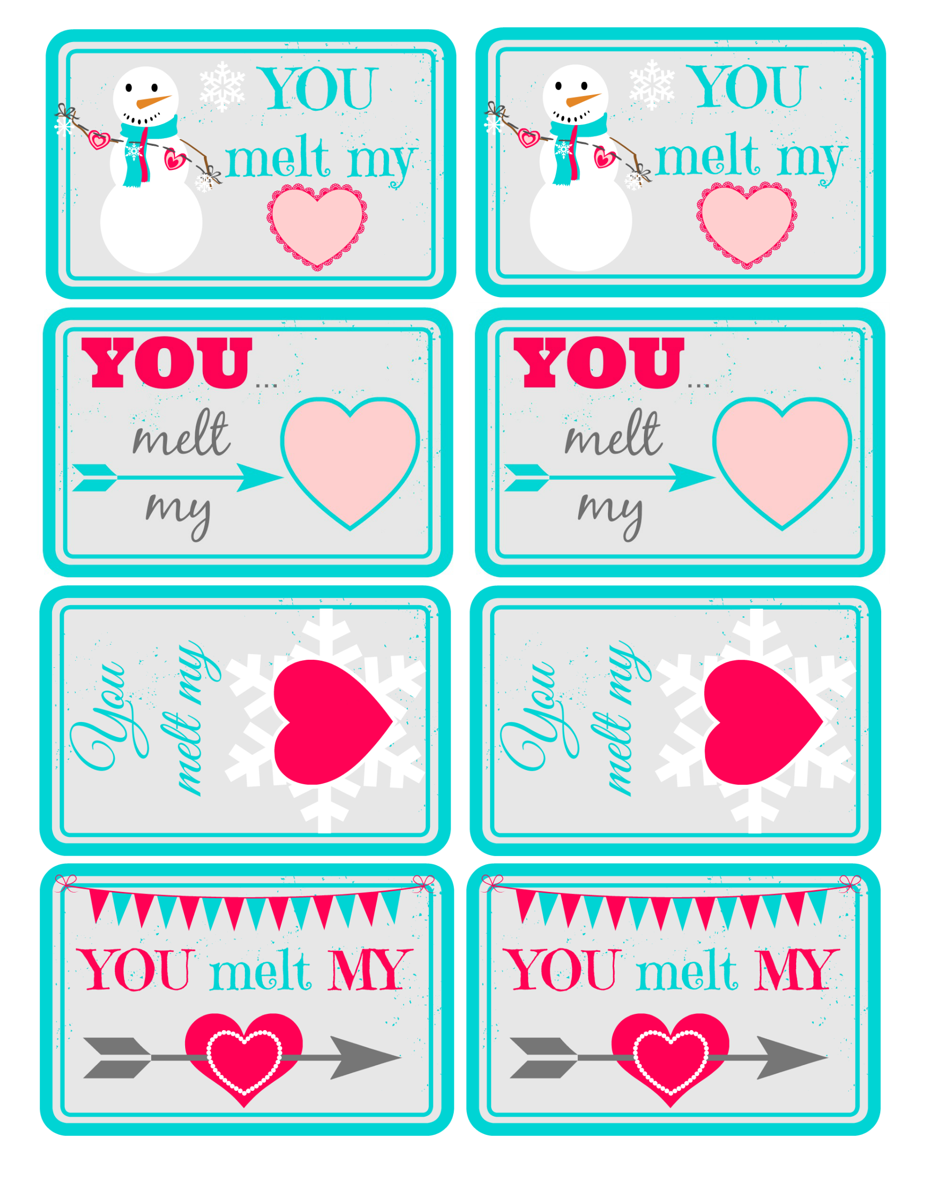 Free Printable Valentine Tags For Students