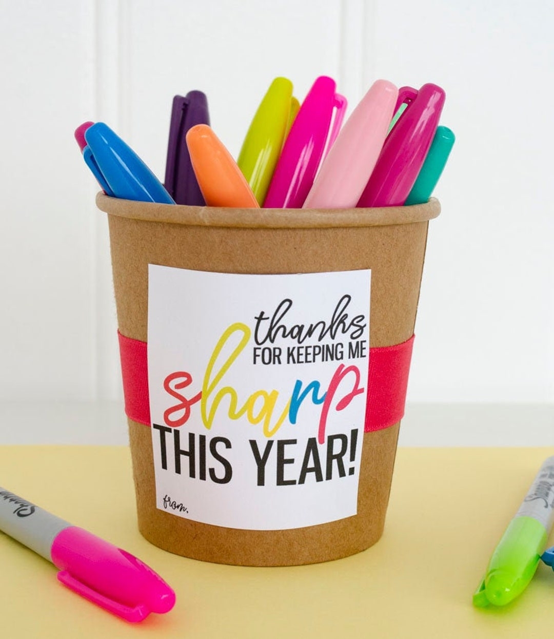 Sharpie Teacher Appreciation Gift Tag Printable INSTANT DOWNLOAD Etsy