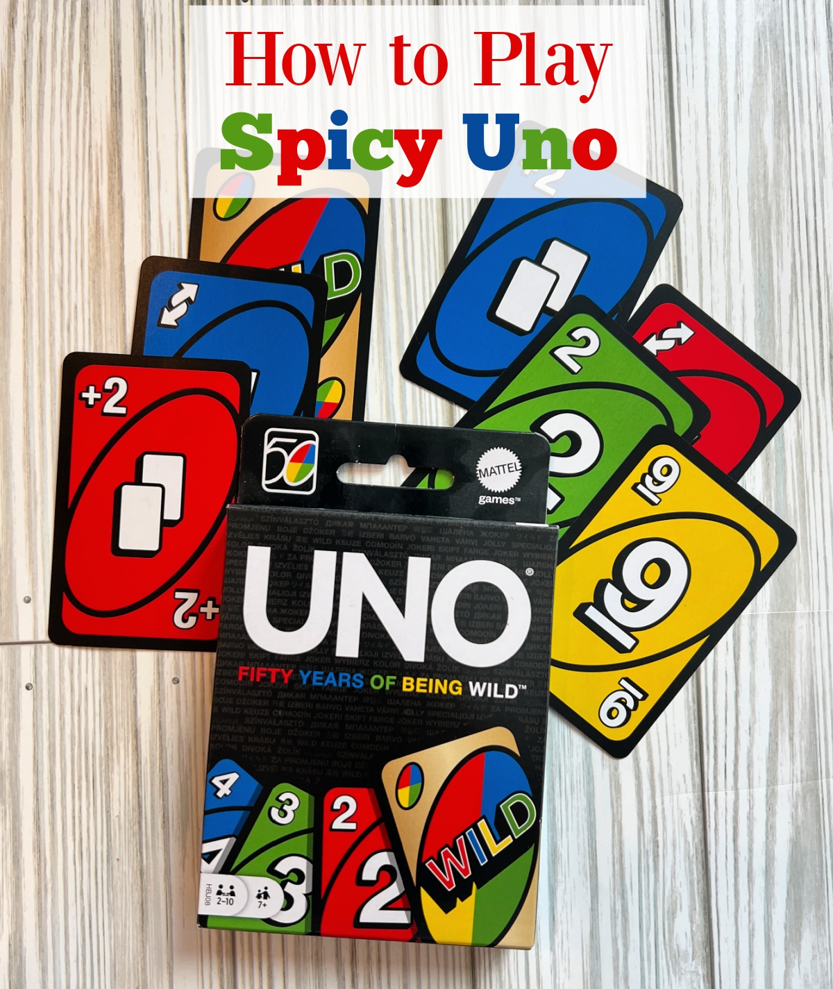 Spicy Uno Rules Fun Squared