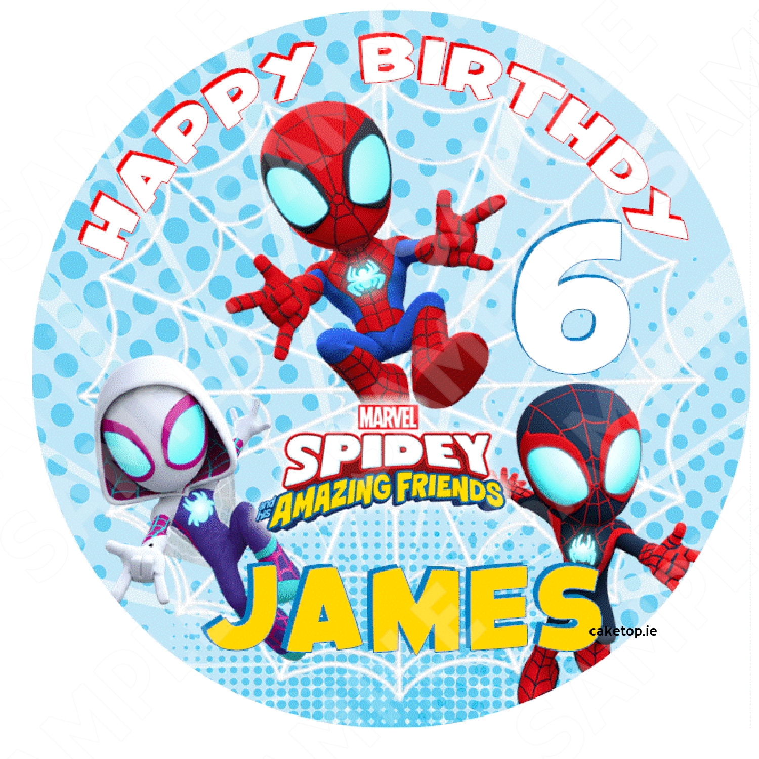 Spiderman Edible Print Edible Cake Toppers Edible Picture Caketop ie