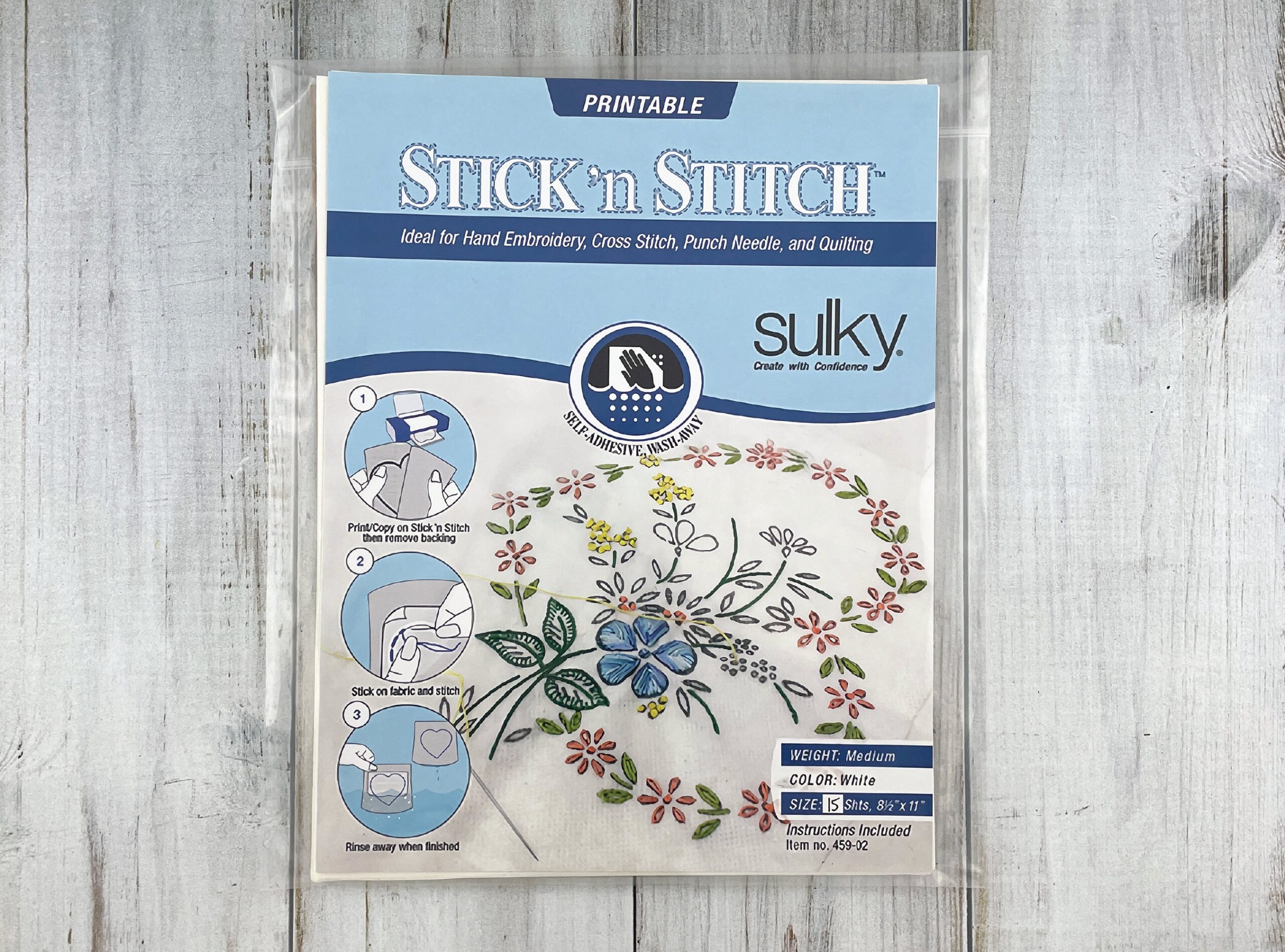 Sticky Fabri solvy Sulky Solvy Stick N Stitch Sulky Fabri Solvy Printable Water Soluble Stabilizer Sticky Solvy Etsy